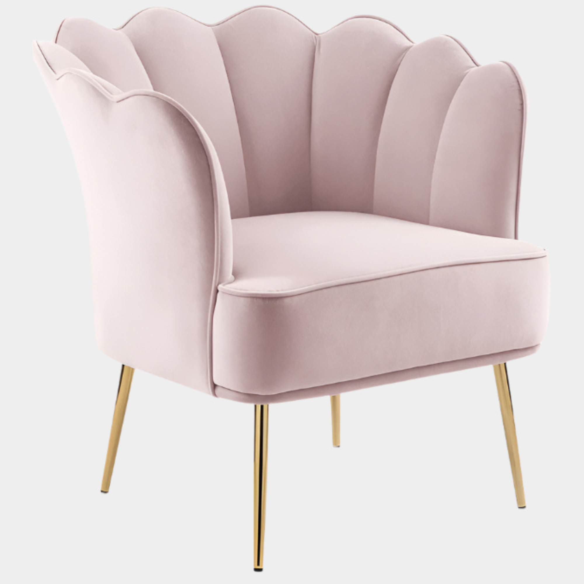 Jester Velvet Upholstered Accent Chair