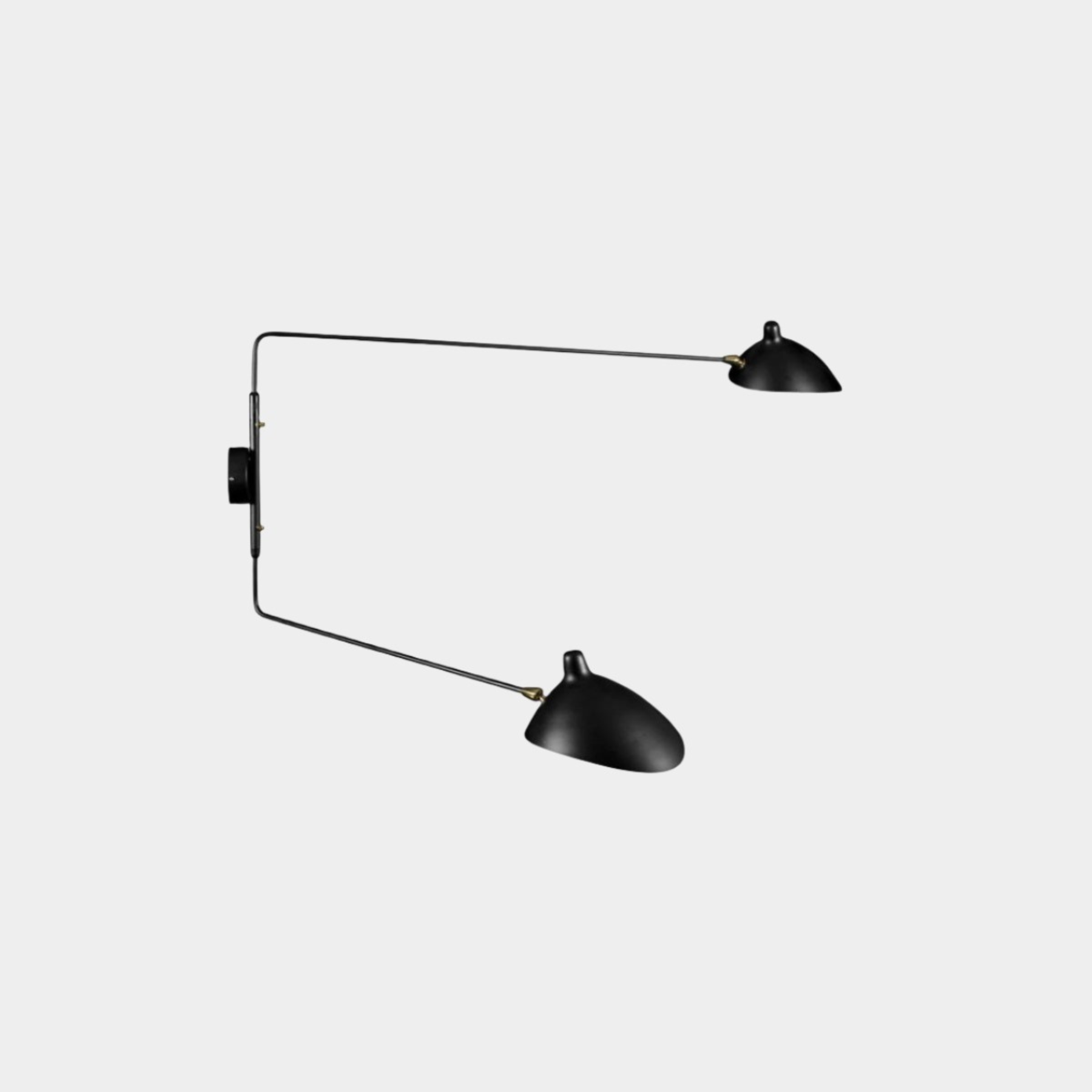 Serge Mouille Two-Arm Lamp