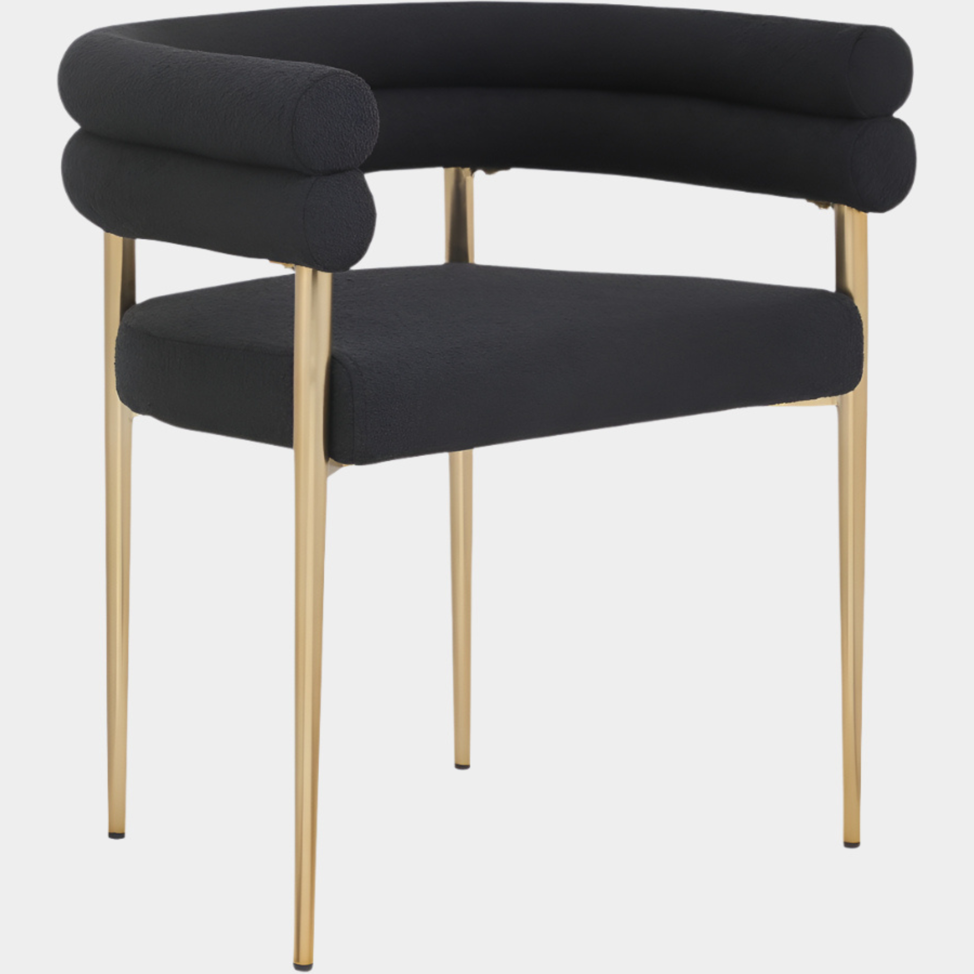 Fauteuil d'appoint rembourré en chenille Vivi 