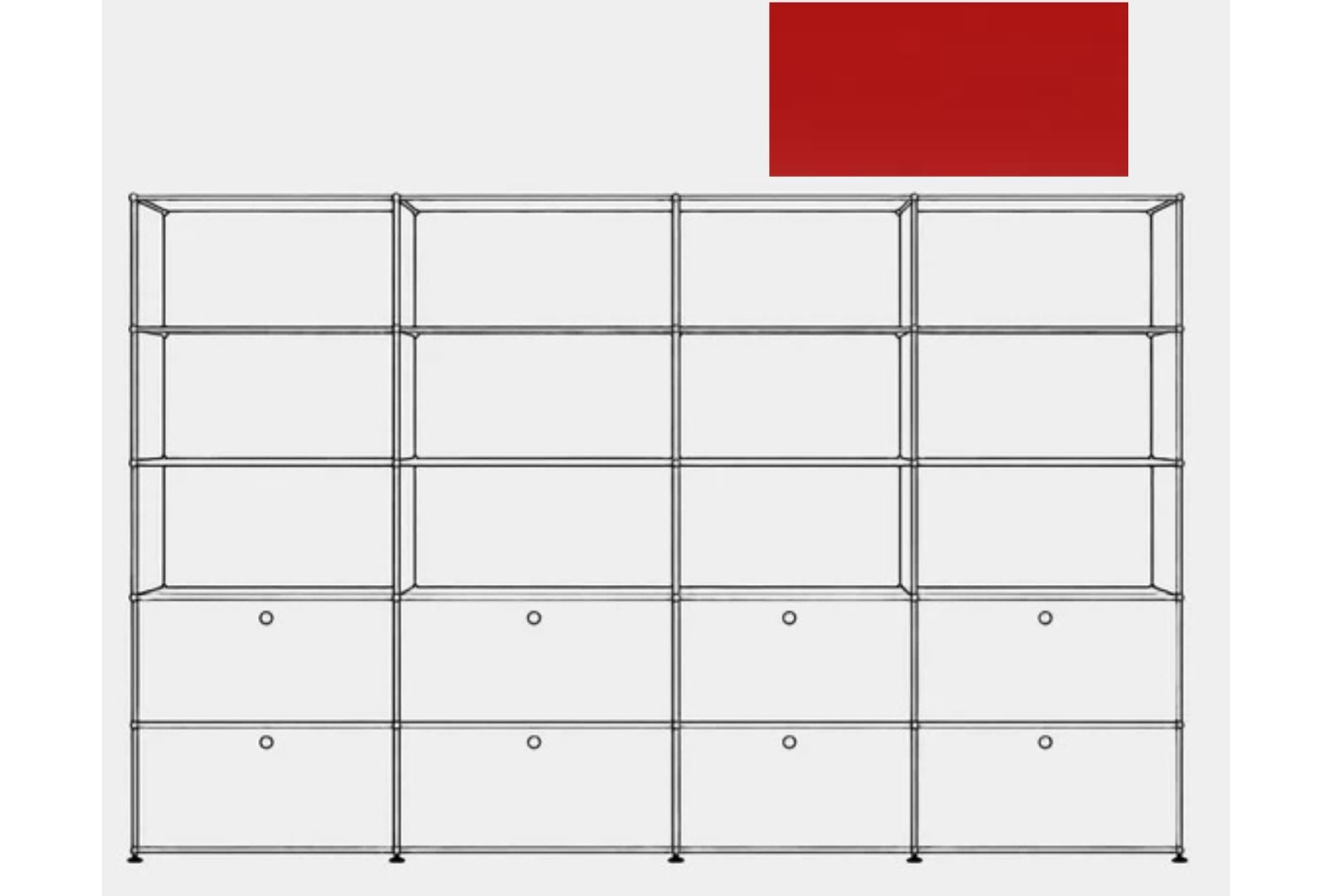 USM Haller R2 Storage Cabinet