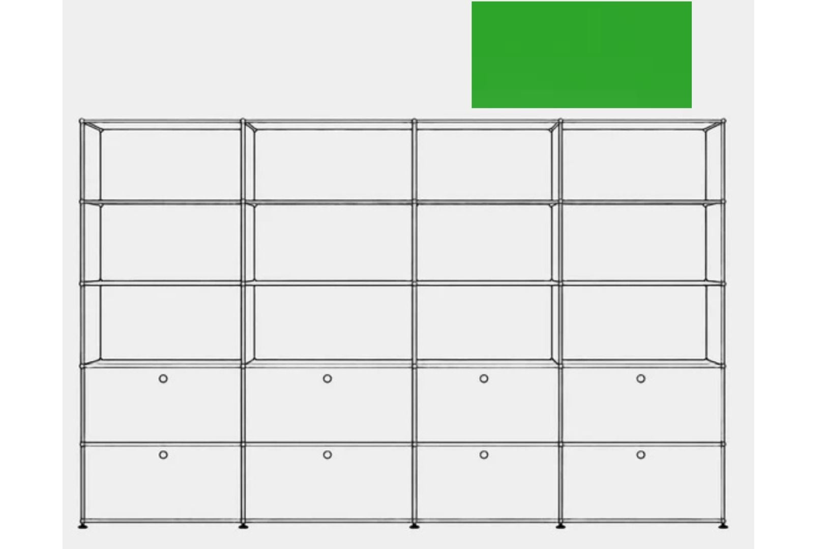 USM Haller R2 Storage Cabinet