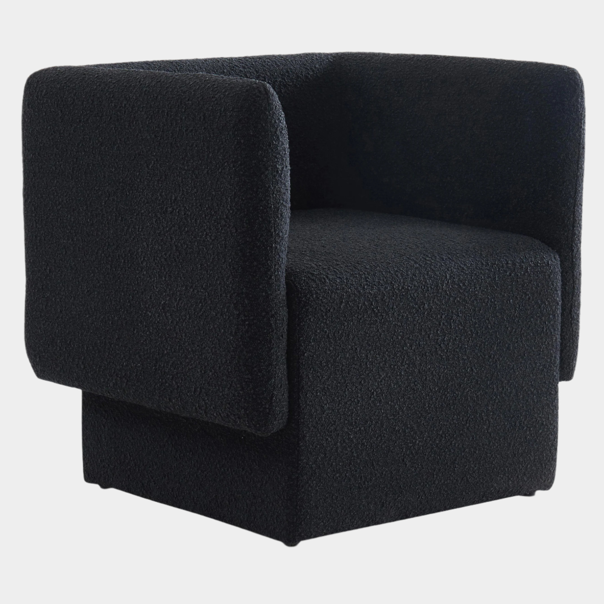 Fauteuil d'appoint rembourré en chenille Vivi 