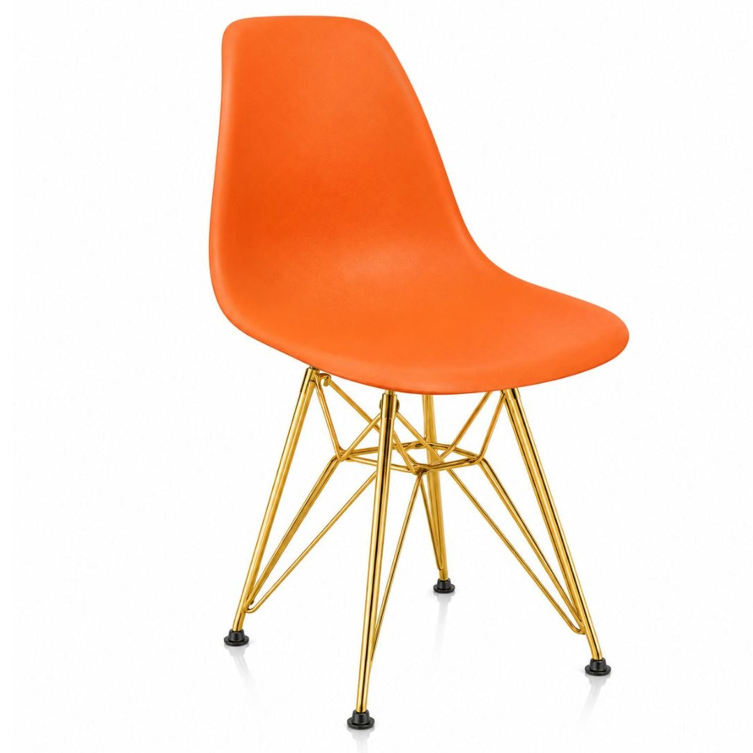 Chaise de salle à manger Eiffel (pieds dorés)