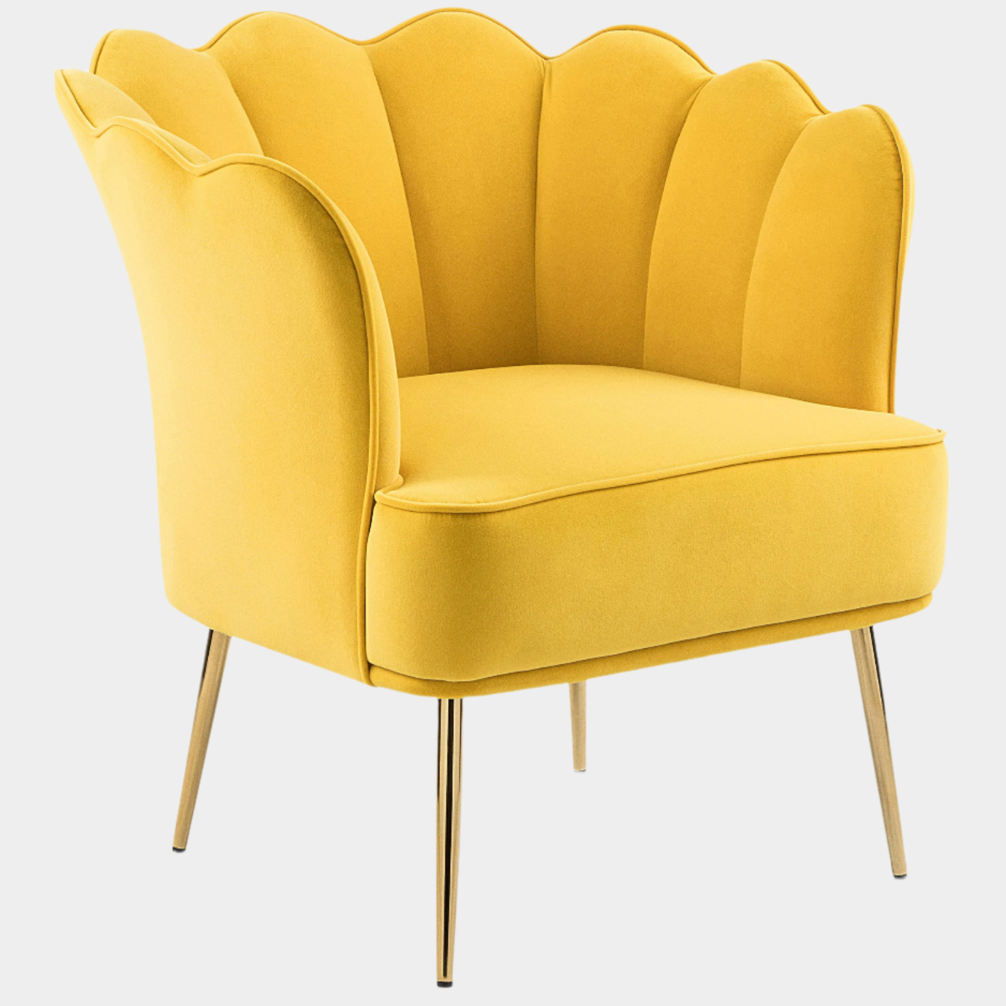 Jester Velvet Upholstered Accent Chair