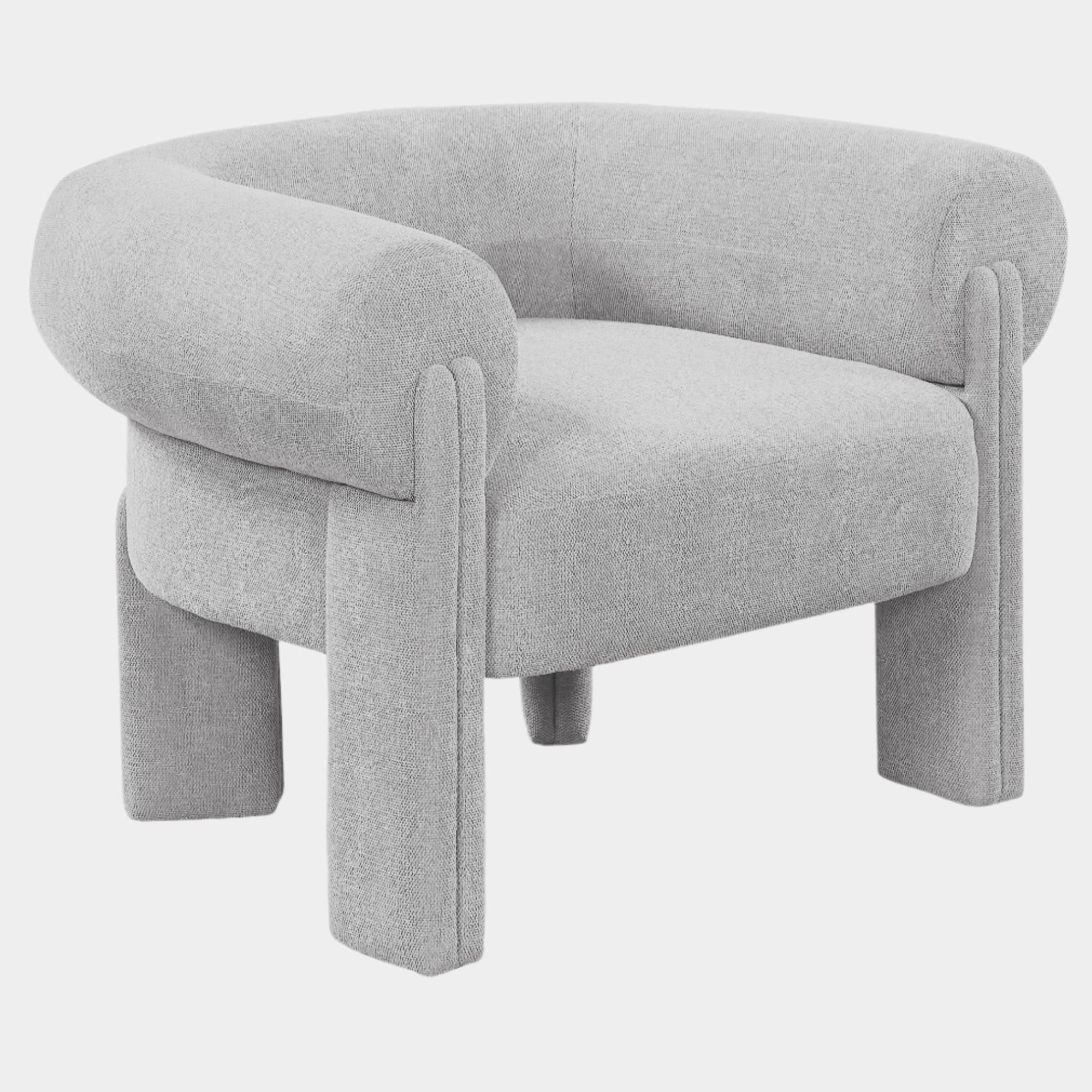 Fauteuil d'appoint rembourré en chenille Vivi 