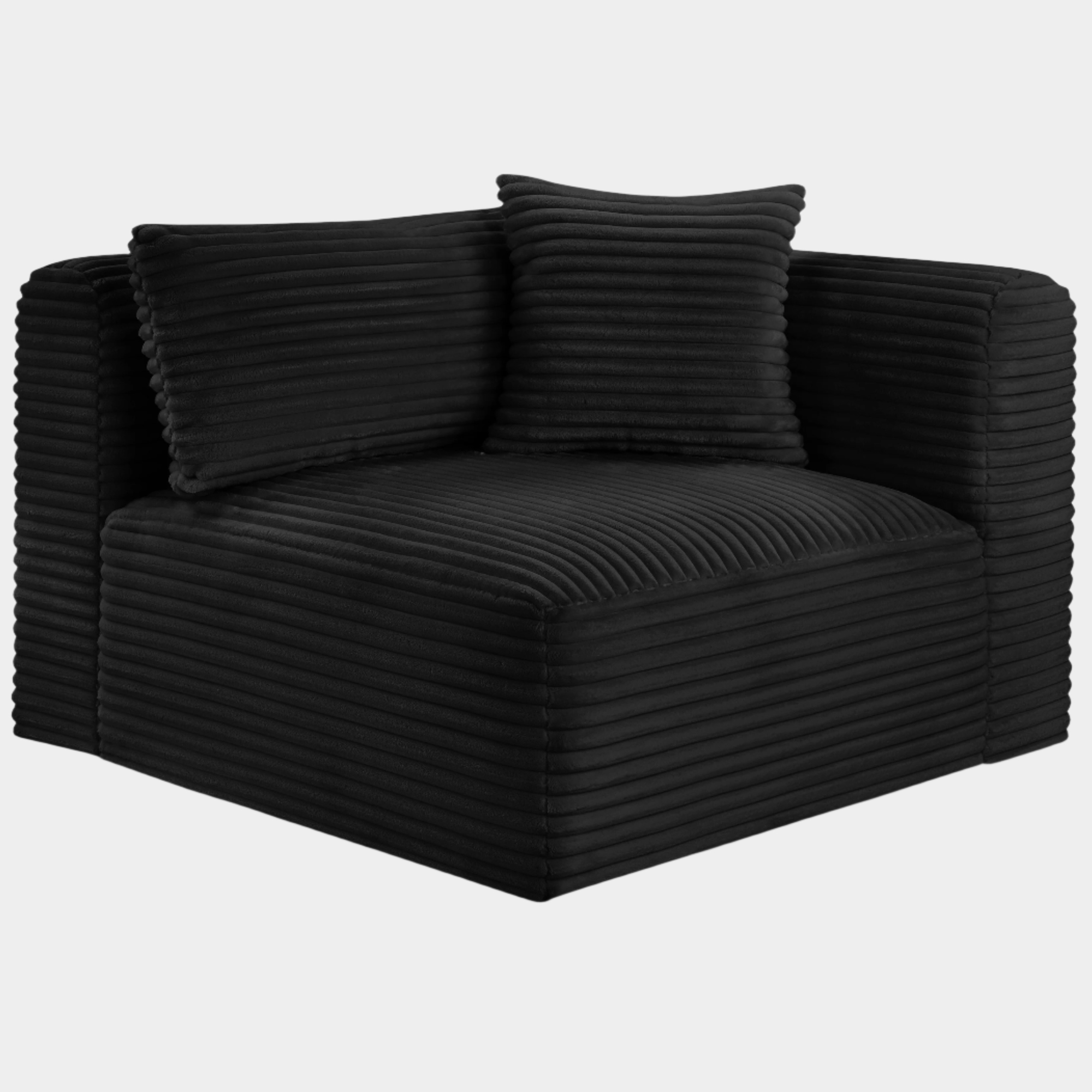 Fauteuil d'appoint rembourré en chenille Vivi 