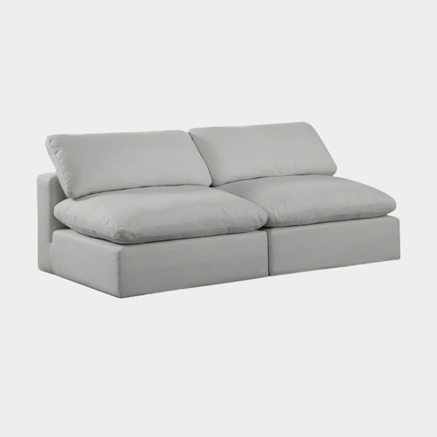 Comfy Linen Textured Fabric Sofa