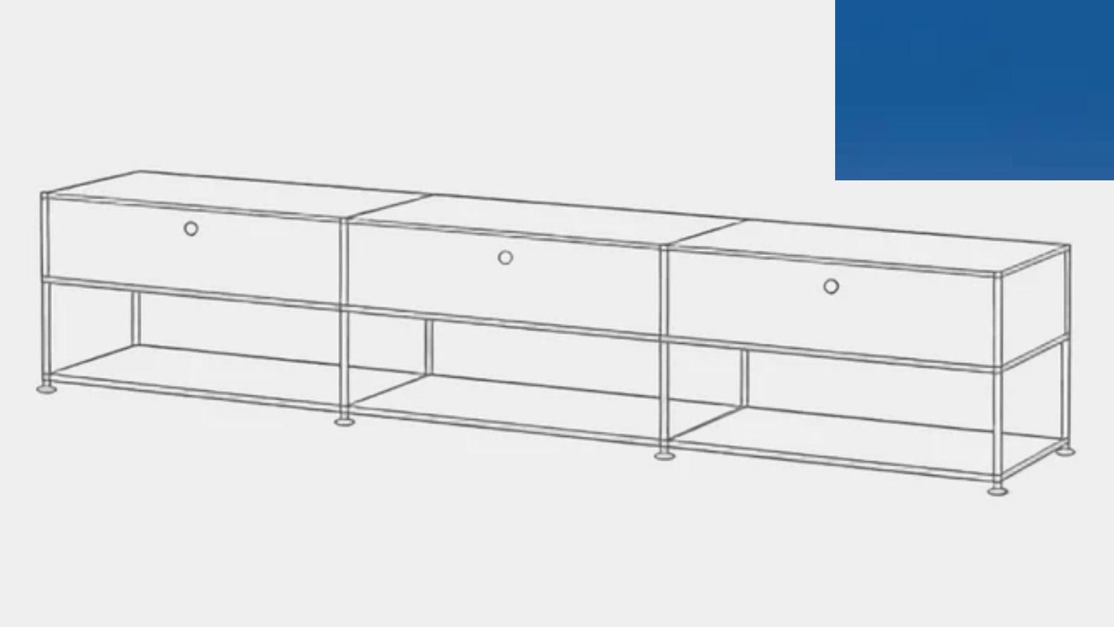 USM Haller Open Media Console