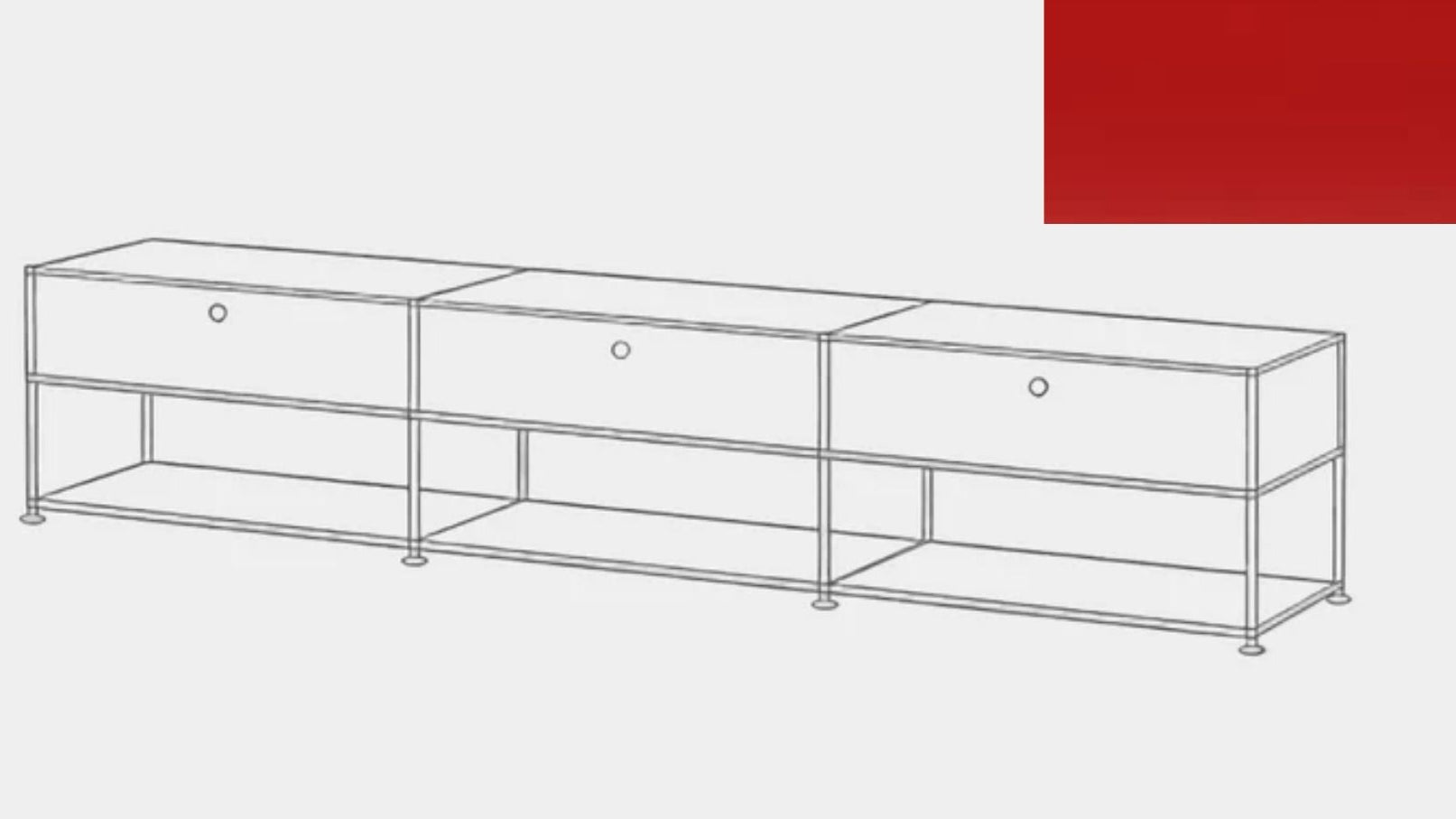 USM Haller Open Media Console