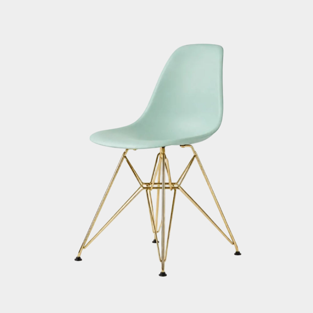 Chaise de salle à manger Eiffel (pieds dorés)