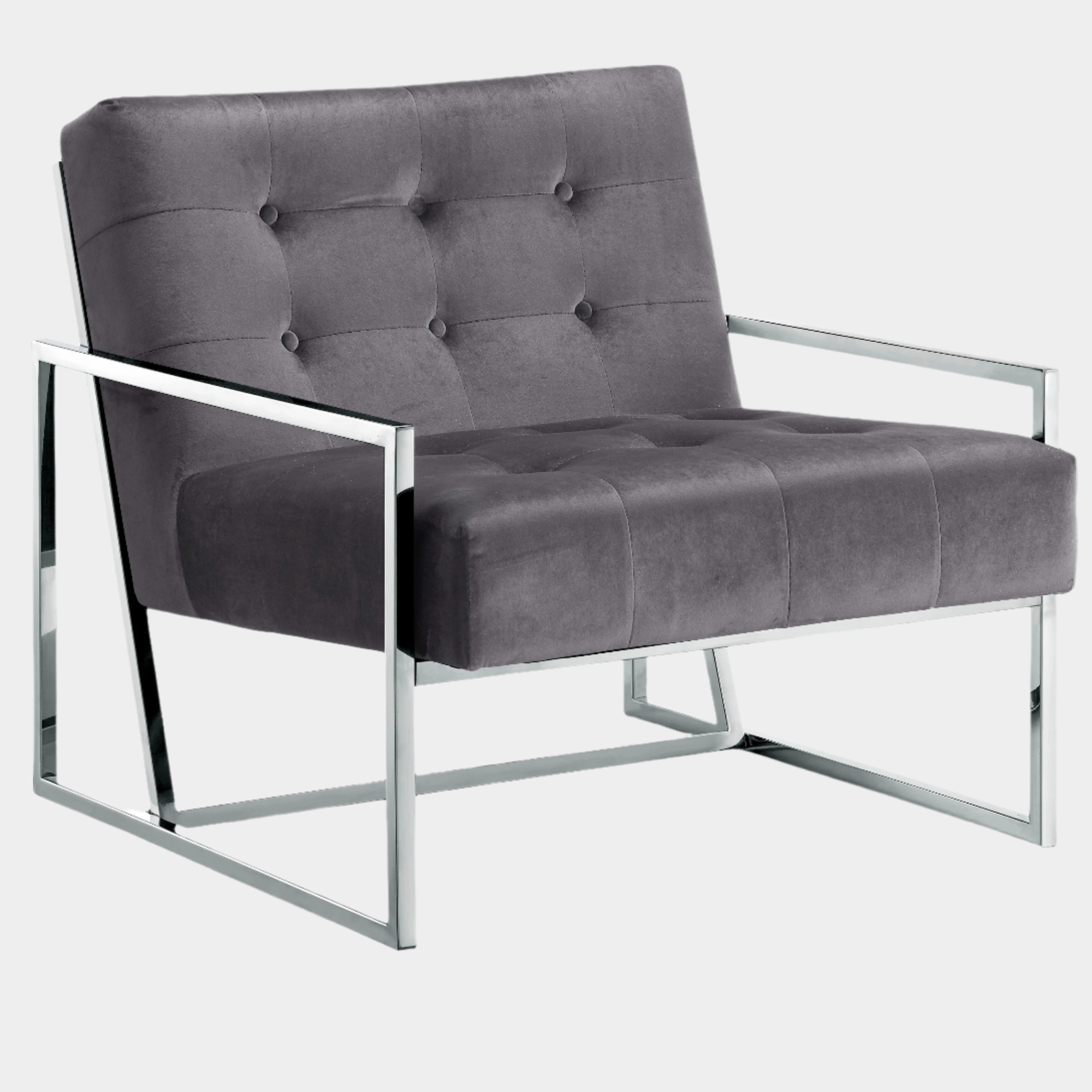 Fauteuil d'appoint rembourré en chenille Vivi 