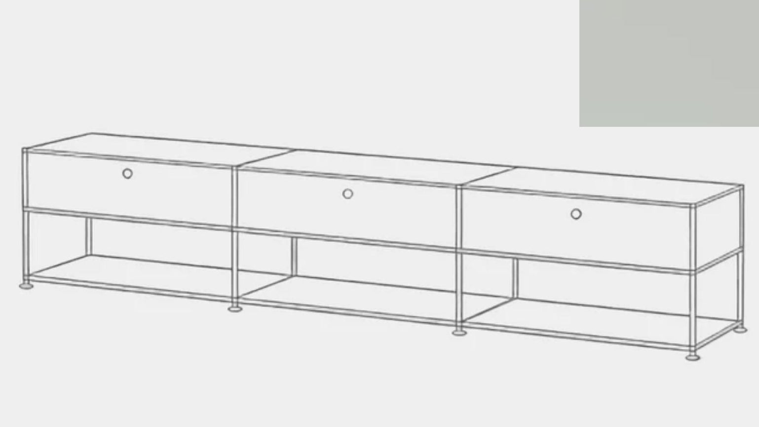 USM Haller Open Media Console