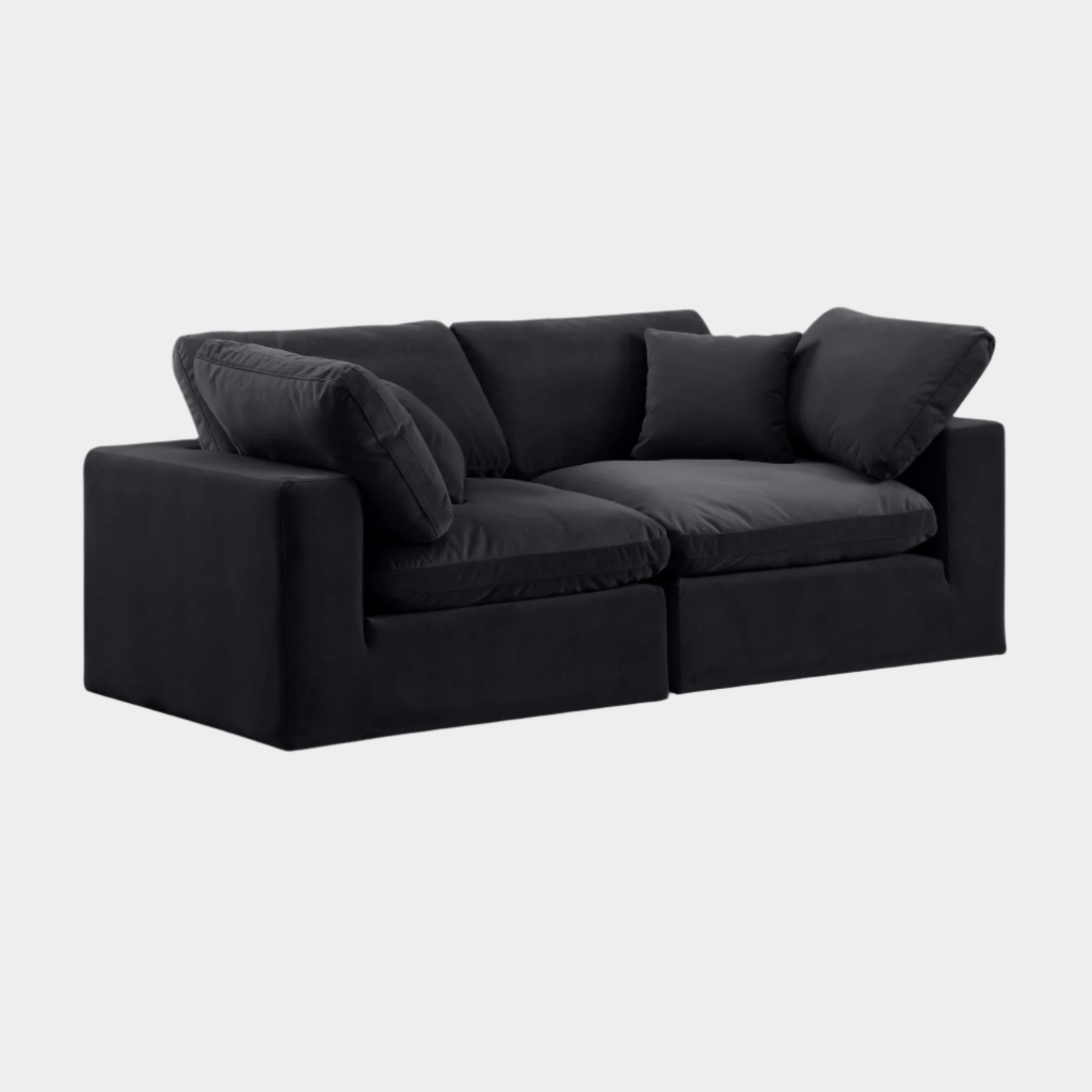 Comfy Velvet Sofa