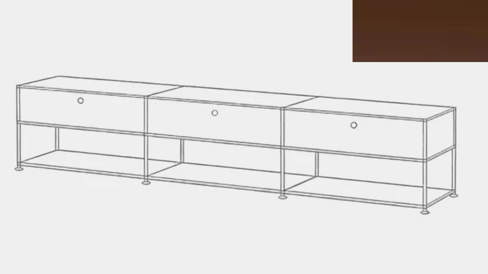 USM Haller Open Media Console