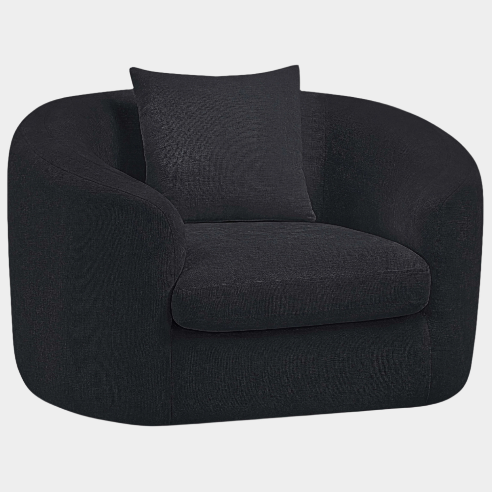 Fauteuil d'appoint rembourré en chenille Vivi 