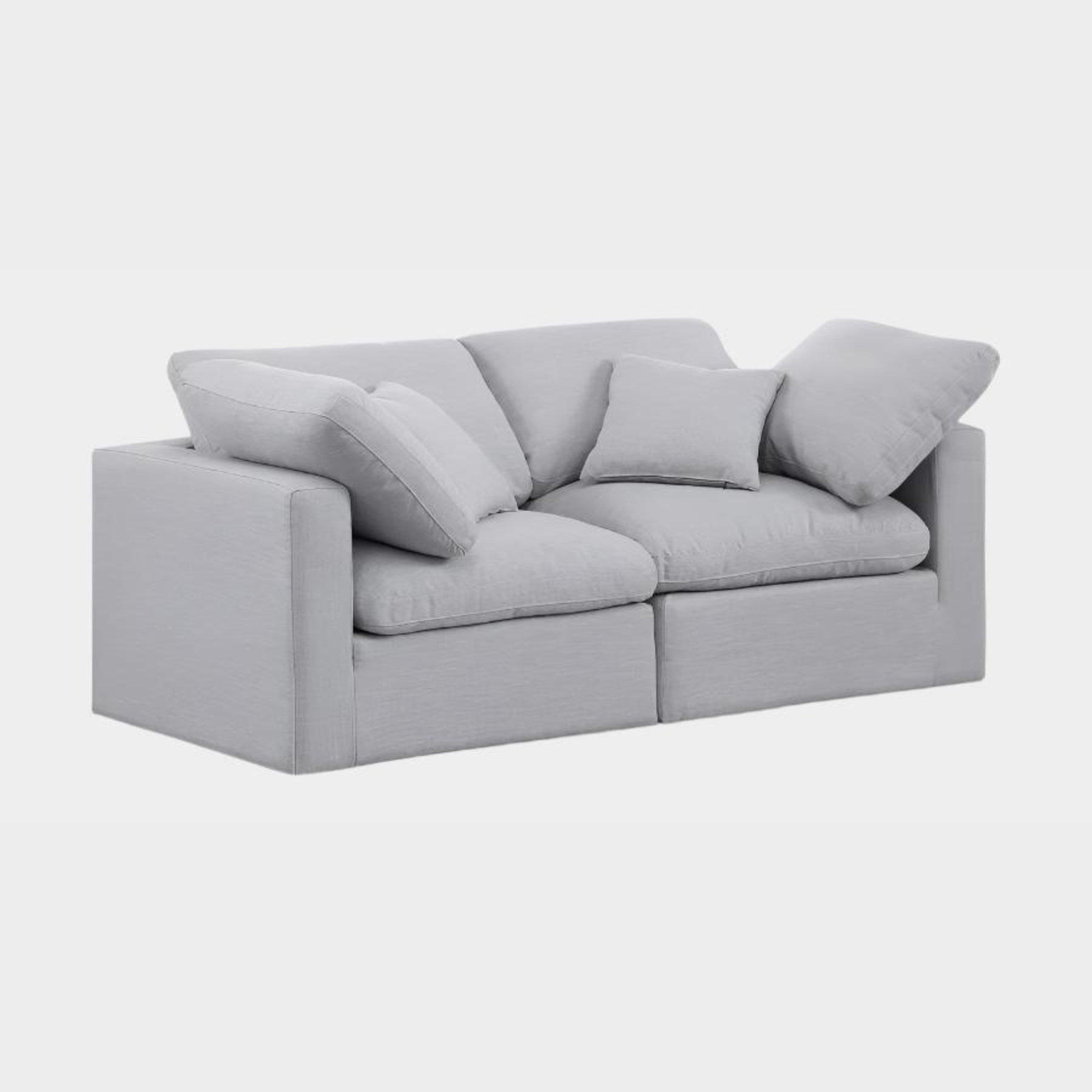 Indulge Linen Textured Fabric Sofa