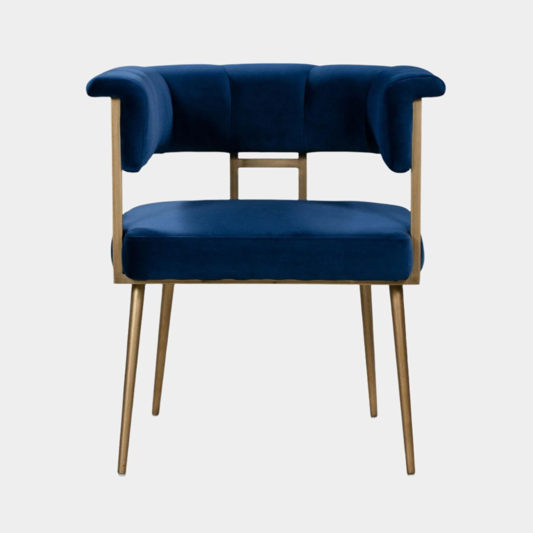 Astrid Navy Velvet Chair