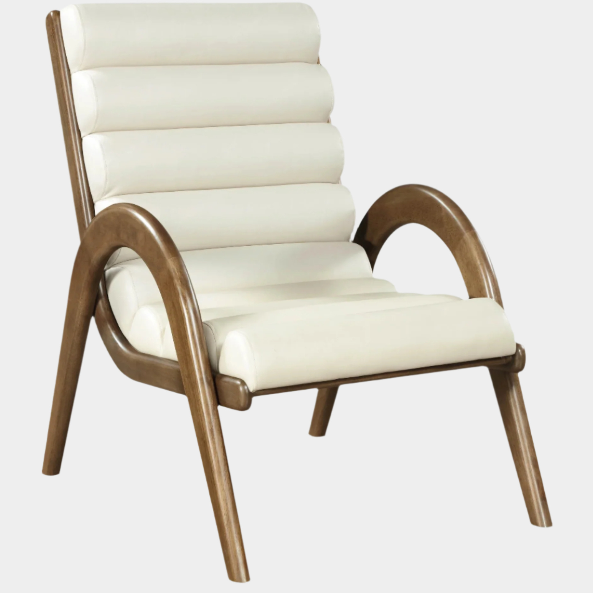 Fauteuil d'appoint rembourré en chenille Vivi 