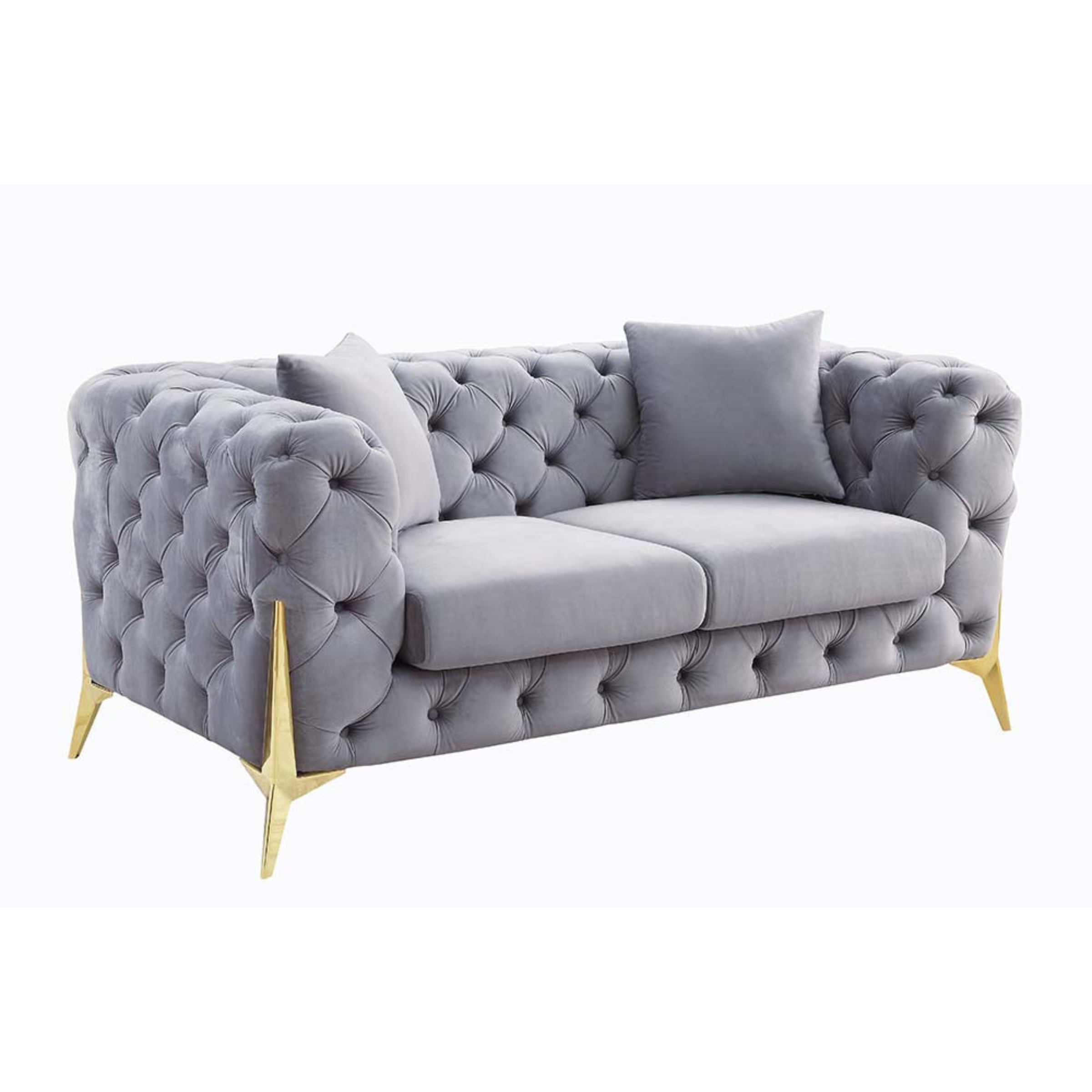 Finick Velvet Sofa