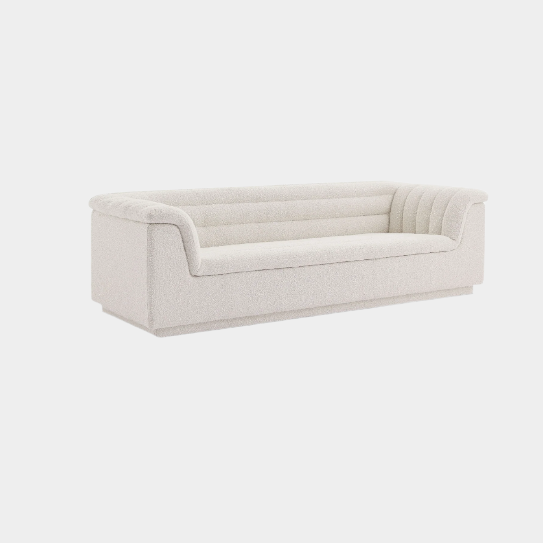 Cascade Boucle Fabric Sofa