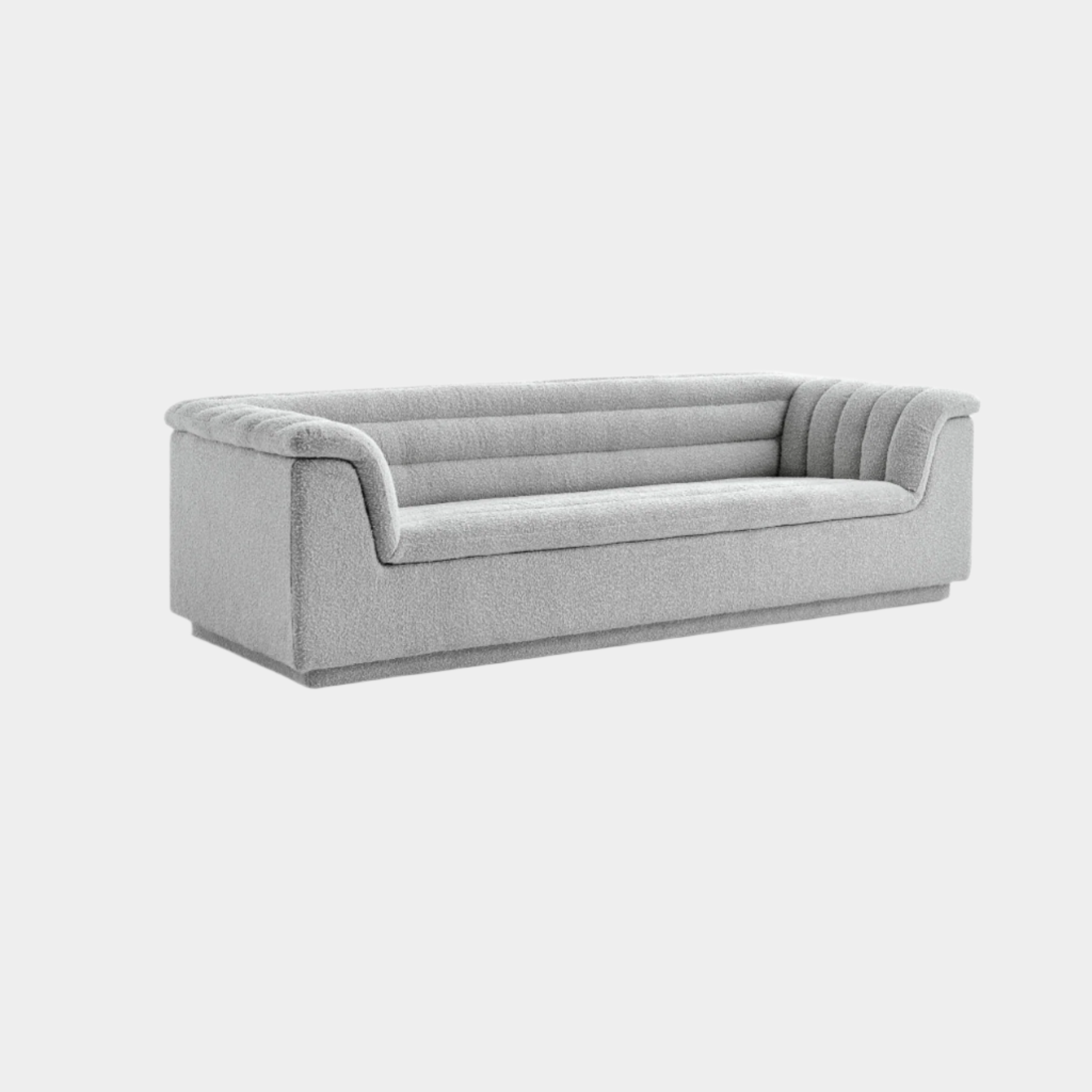 Cascade Boucle Fabric Sofa