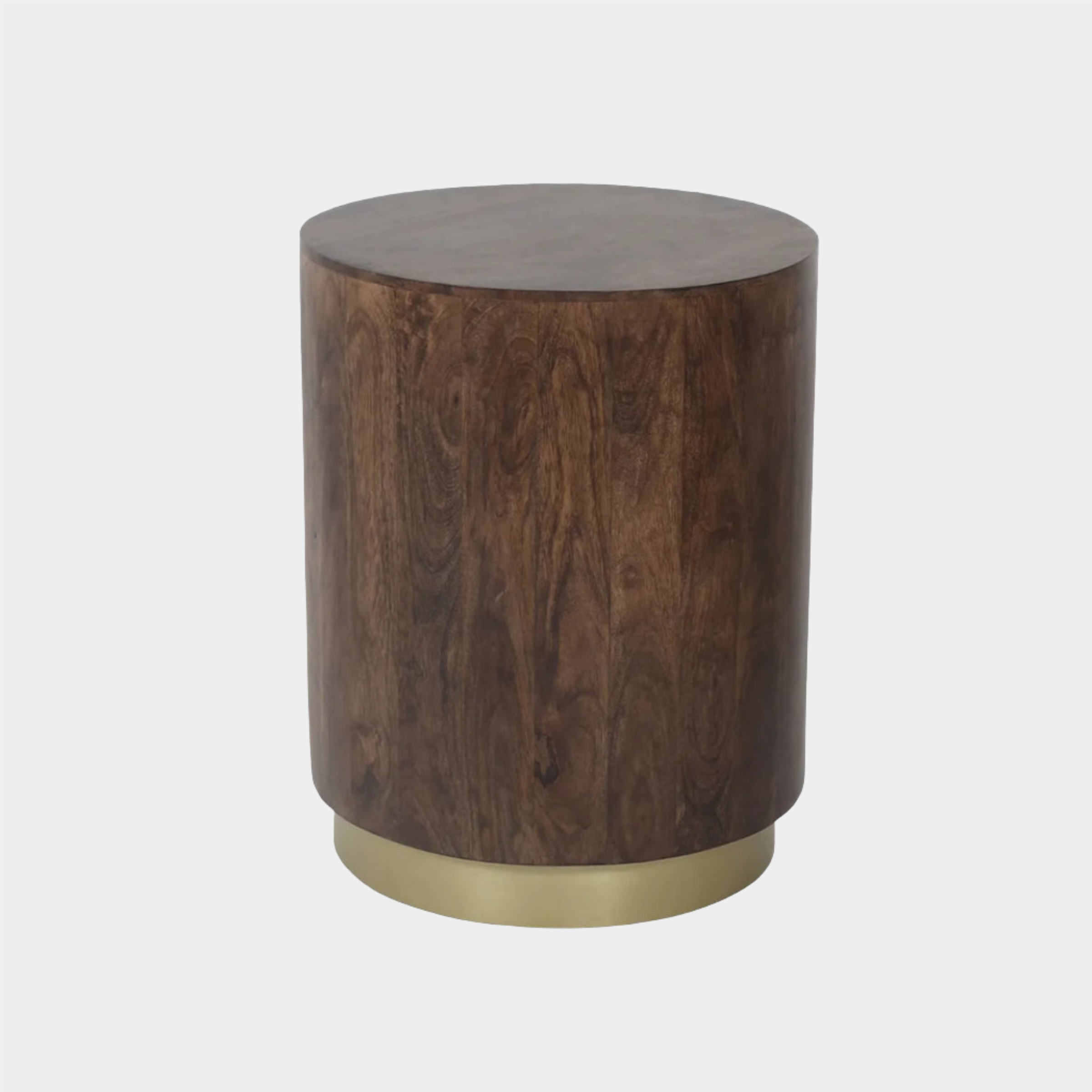 Porter Round Wooden Side Table