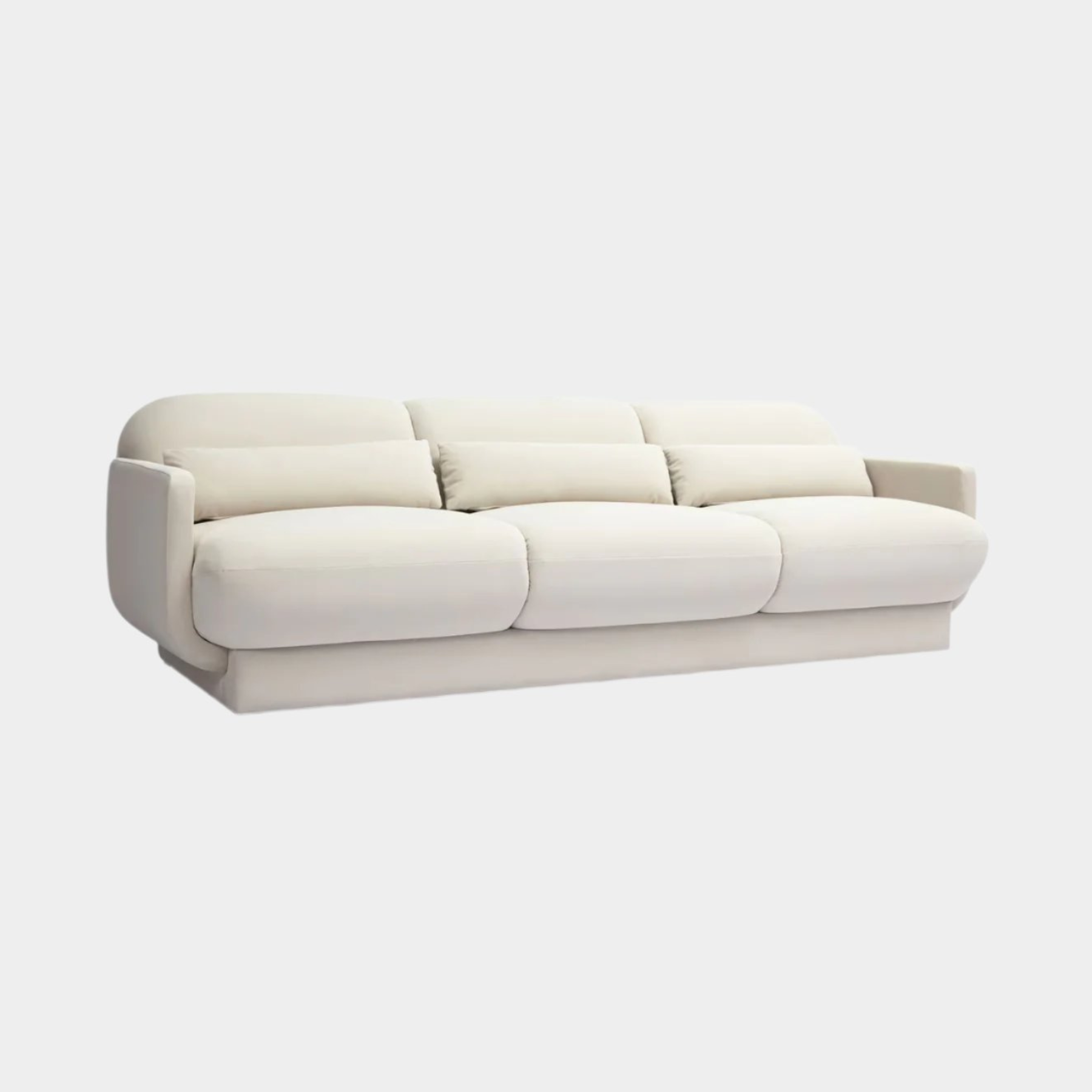 Azalea Cream Velvet Sofa