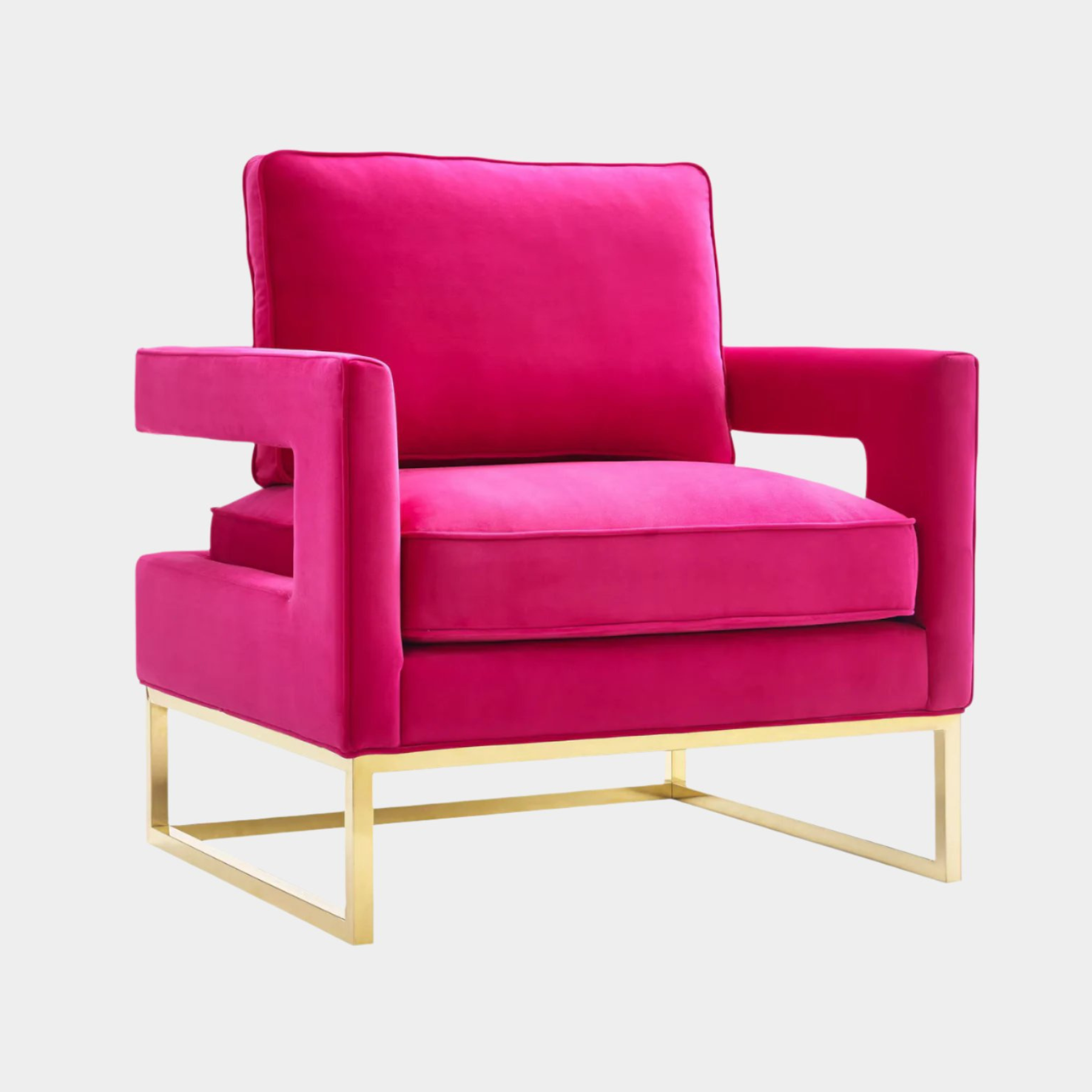 Avery Pink Velvet Chair