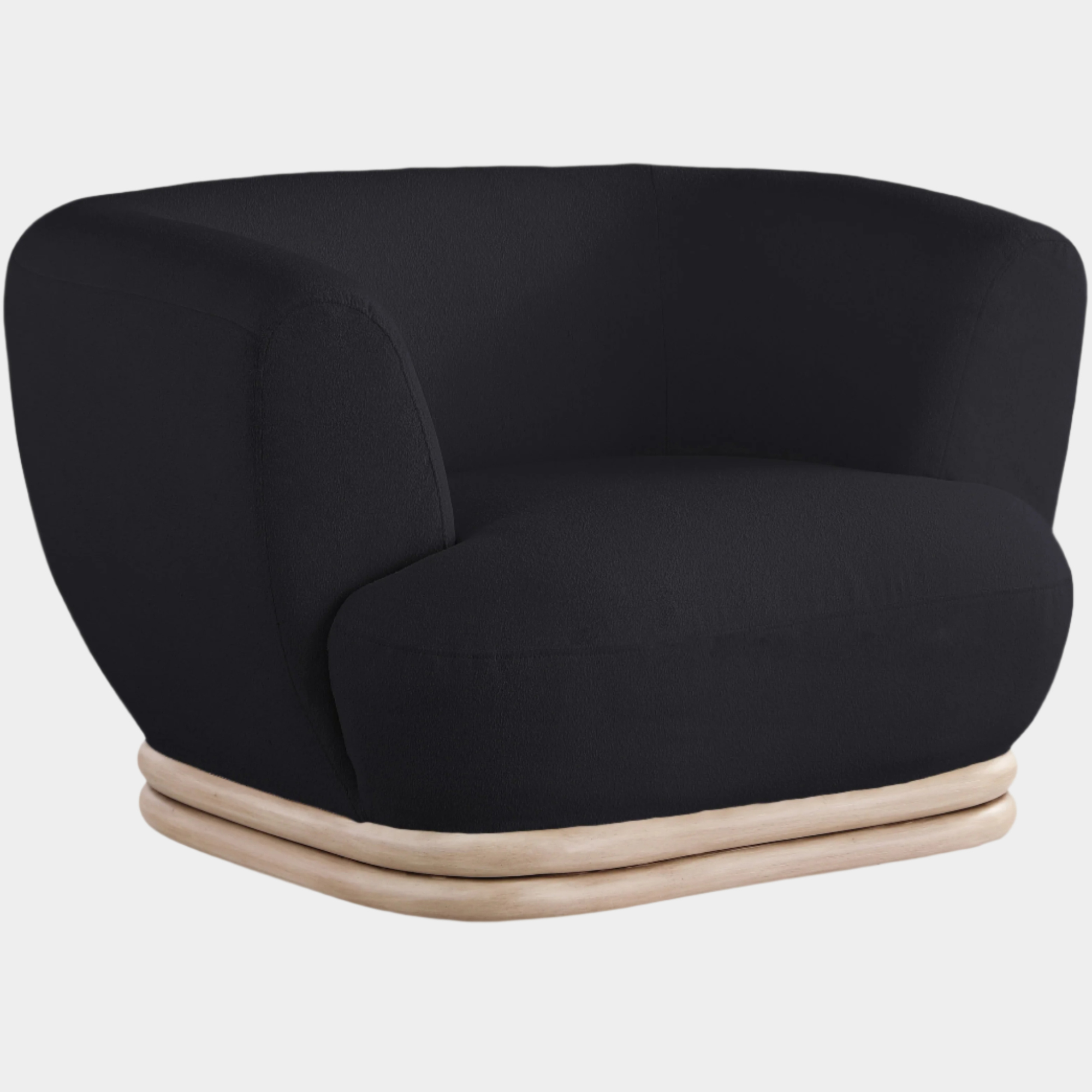 Fauteuil d'appoint rembourré en chenille Vivi 