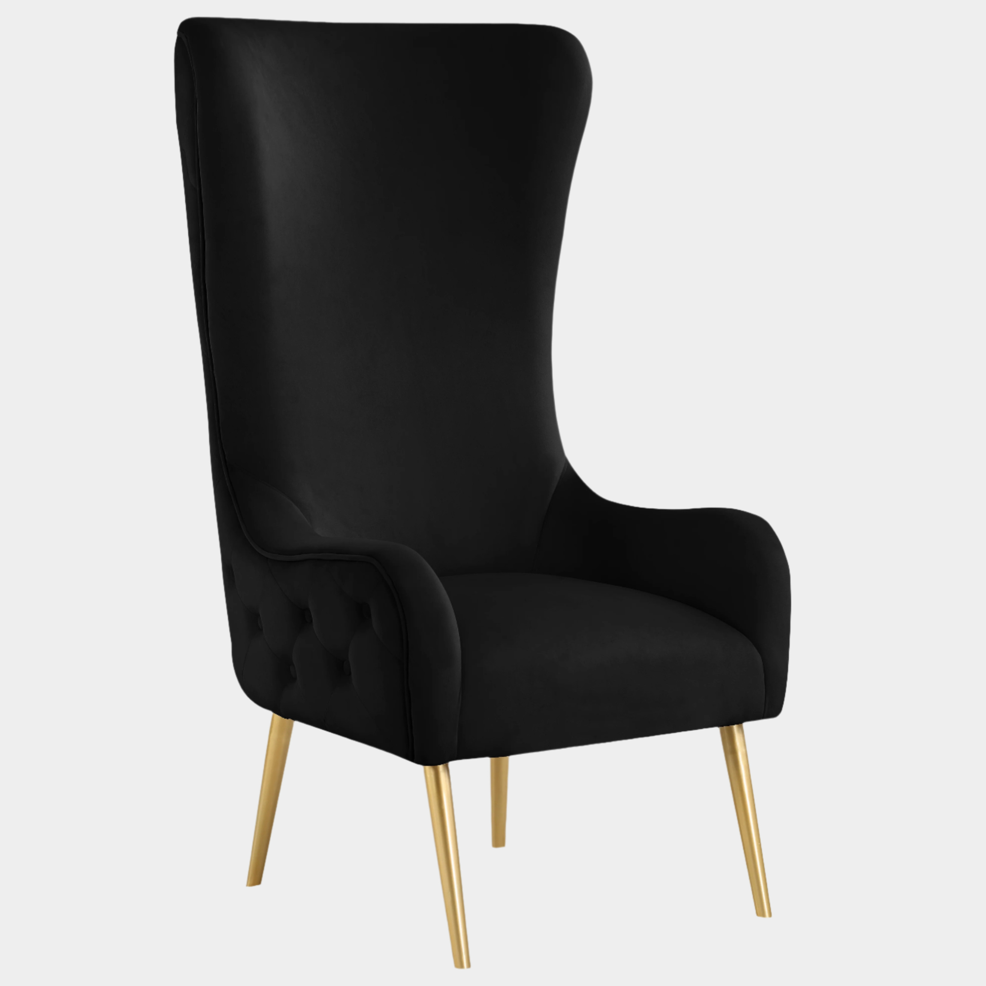 Fauteuil d'appoint rembourré en chenille Vivi 