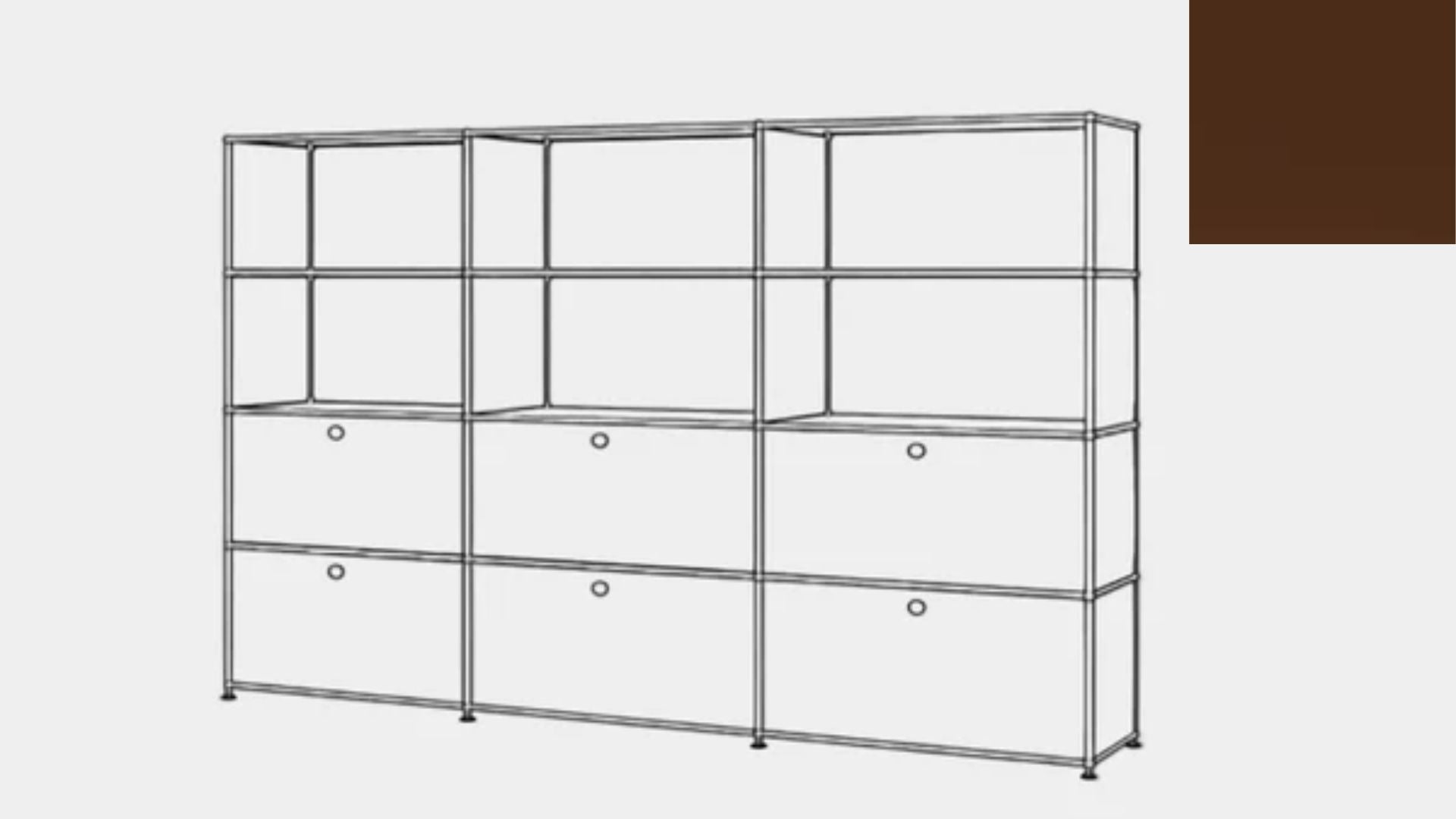 USM Haller S2 Storage Cabinet