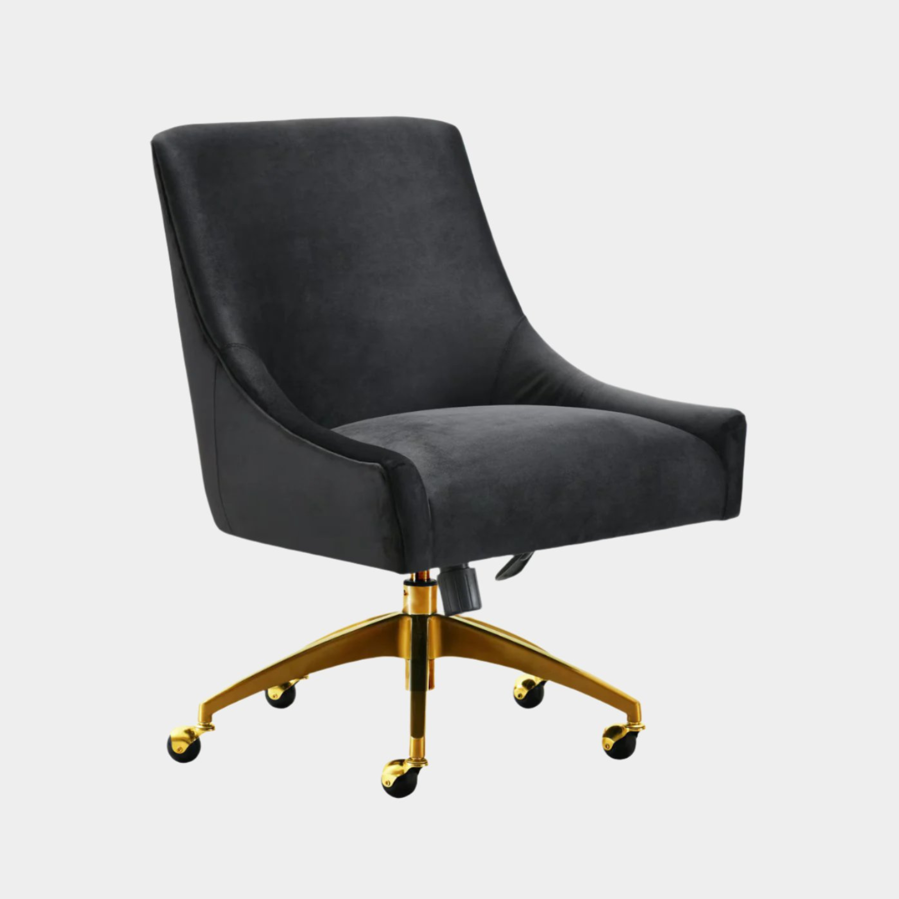 Chaise de bureau pivotante noire Beatrix 