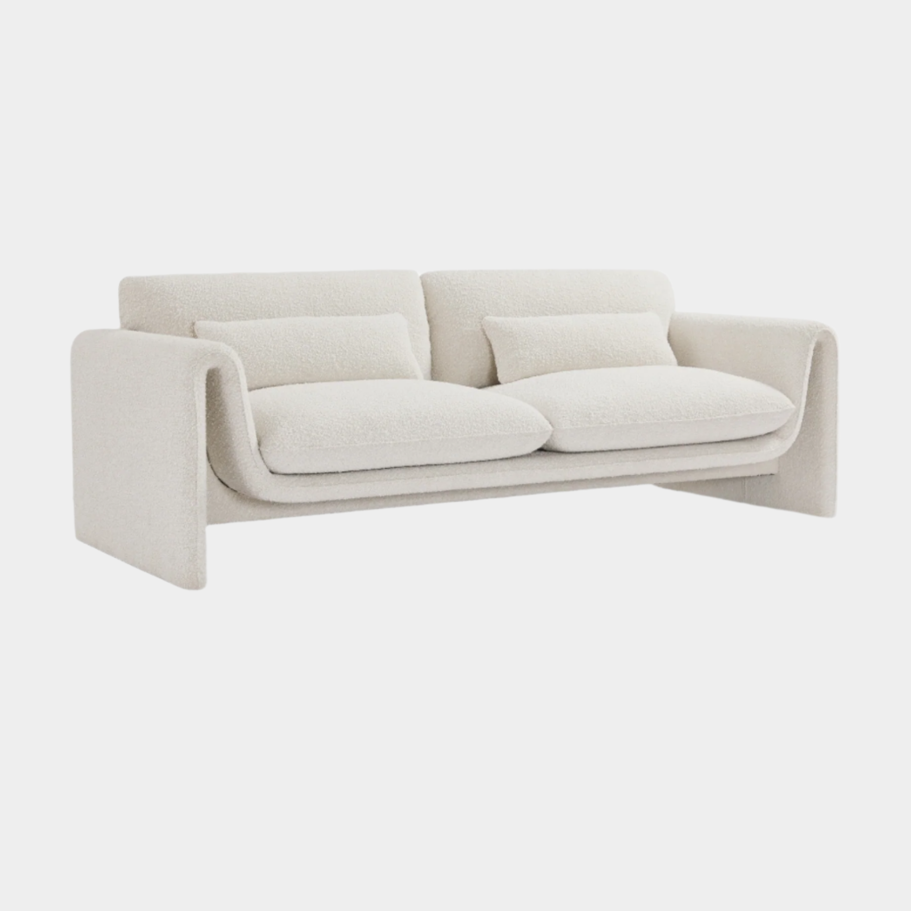 Stylus Boucle Fabric Sofa