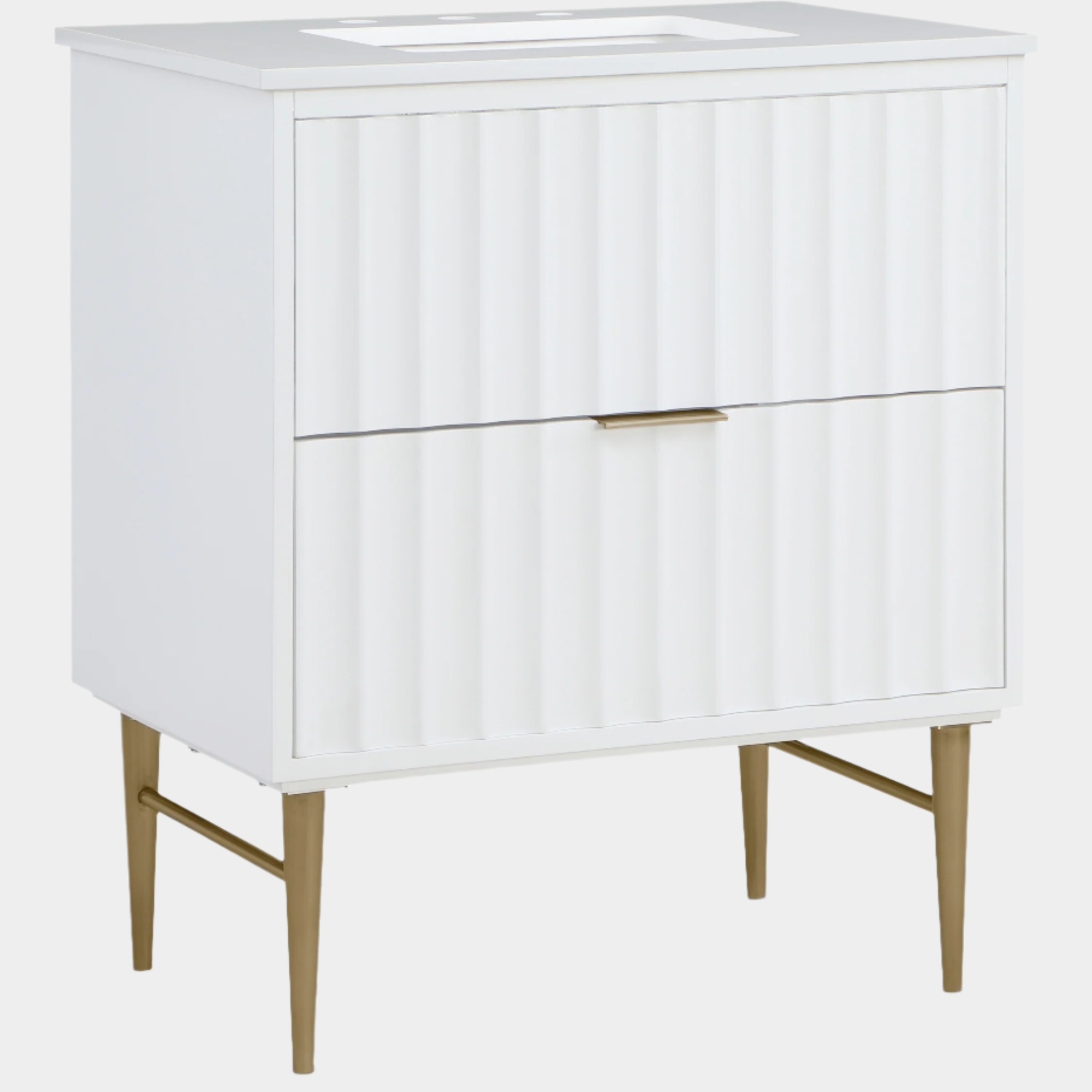 Meuble-lavabo mural pour salle de bain avec lavabo inclus