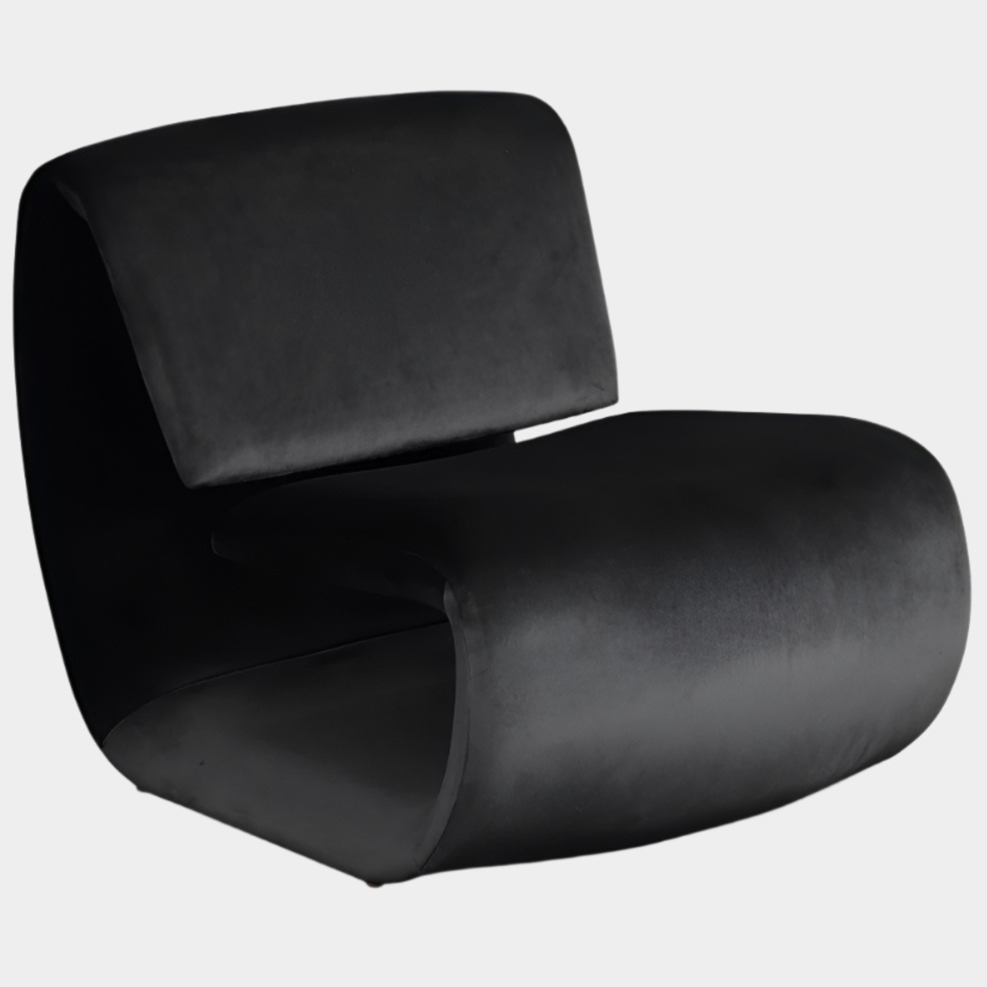 Fauteuil d'appoint rembourré en chenille Vivi 