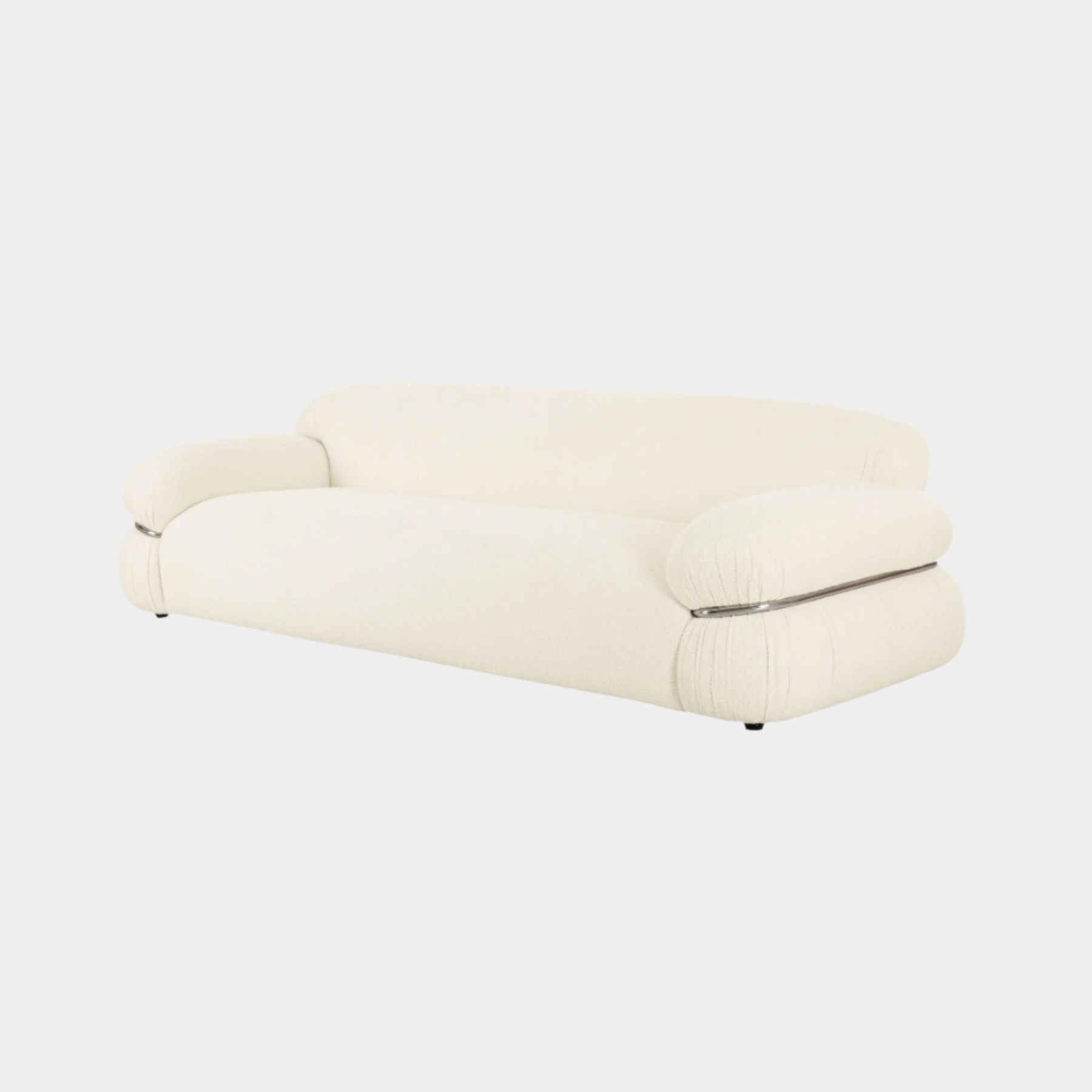 Leyla Cream Boucle Sofa