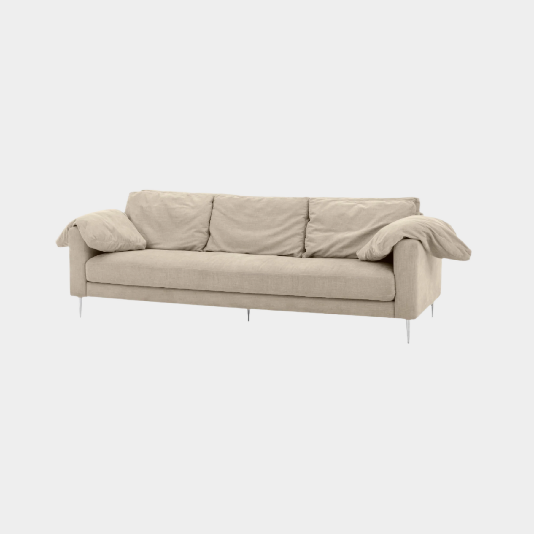 Vari Textured Velvet Lounge Sofa