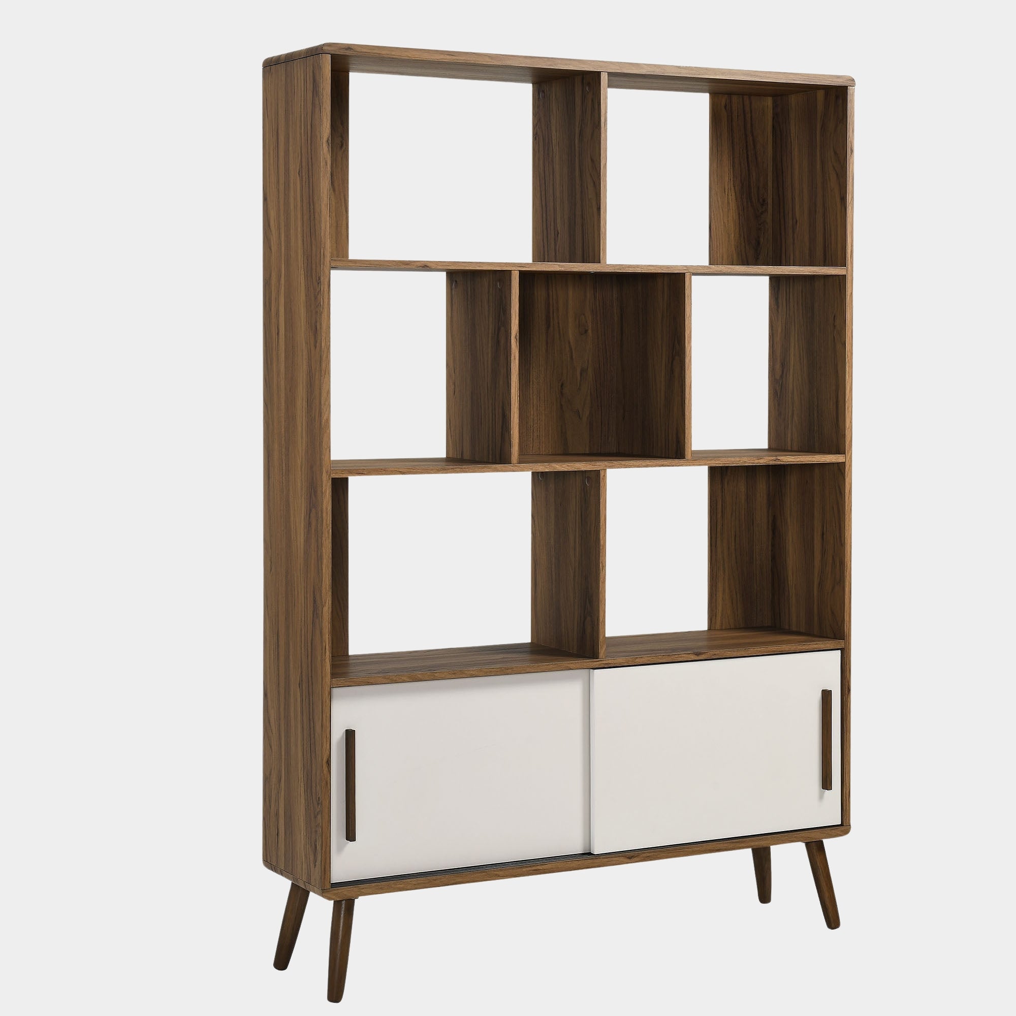 Transmit 45" Bookcase with Sliding Doors