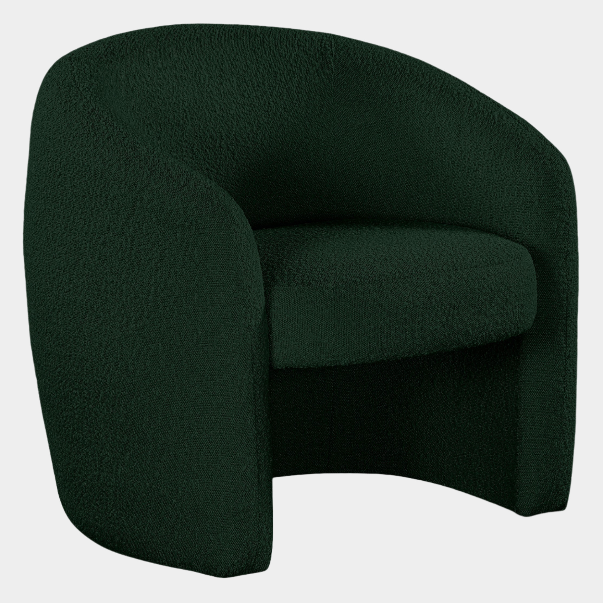 Fauteuil d'appoint rembourré en chenille Vivi 