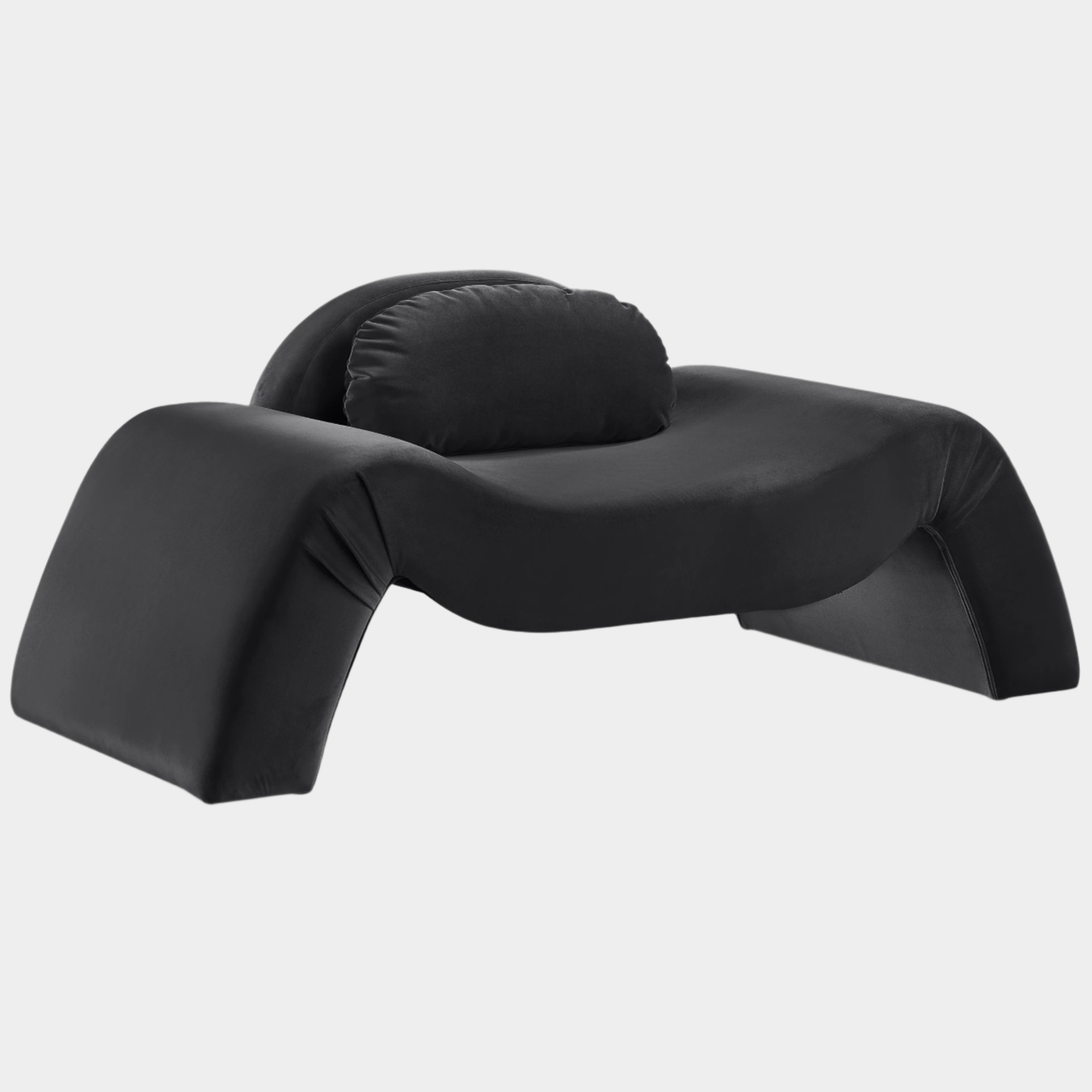 Fauteuil d'appoint rembourré en chenille Vivi 