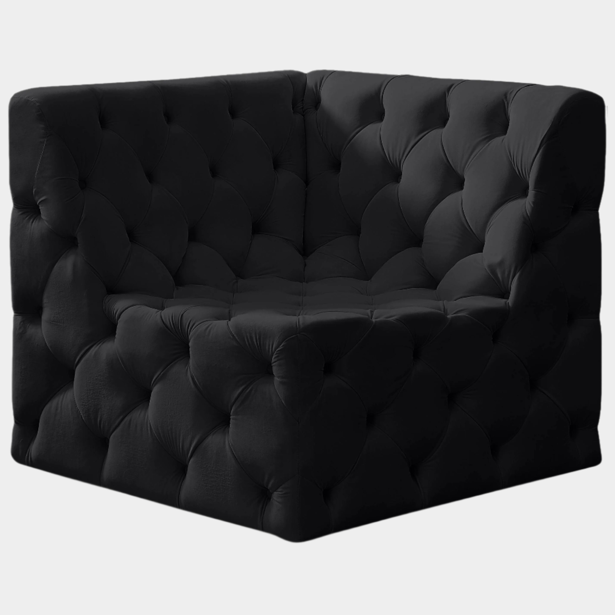 Fauteuil d'appoint rembourré en chenille Vivi 