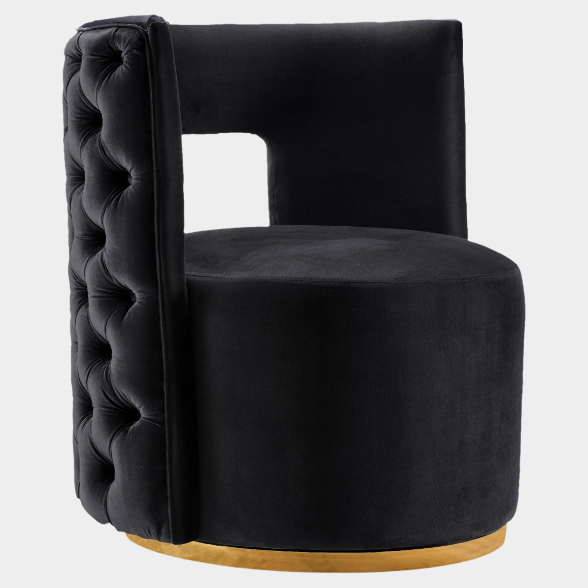 Fauteuil d'appoint rembourré en chenille Vivi 