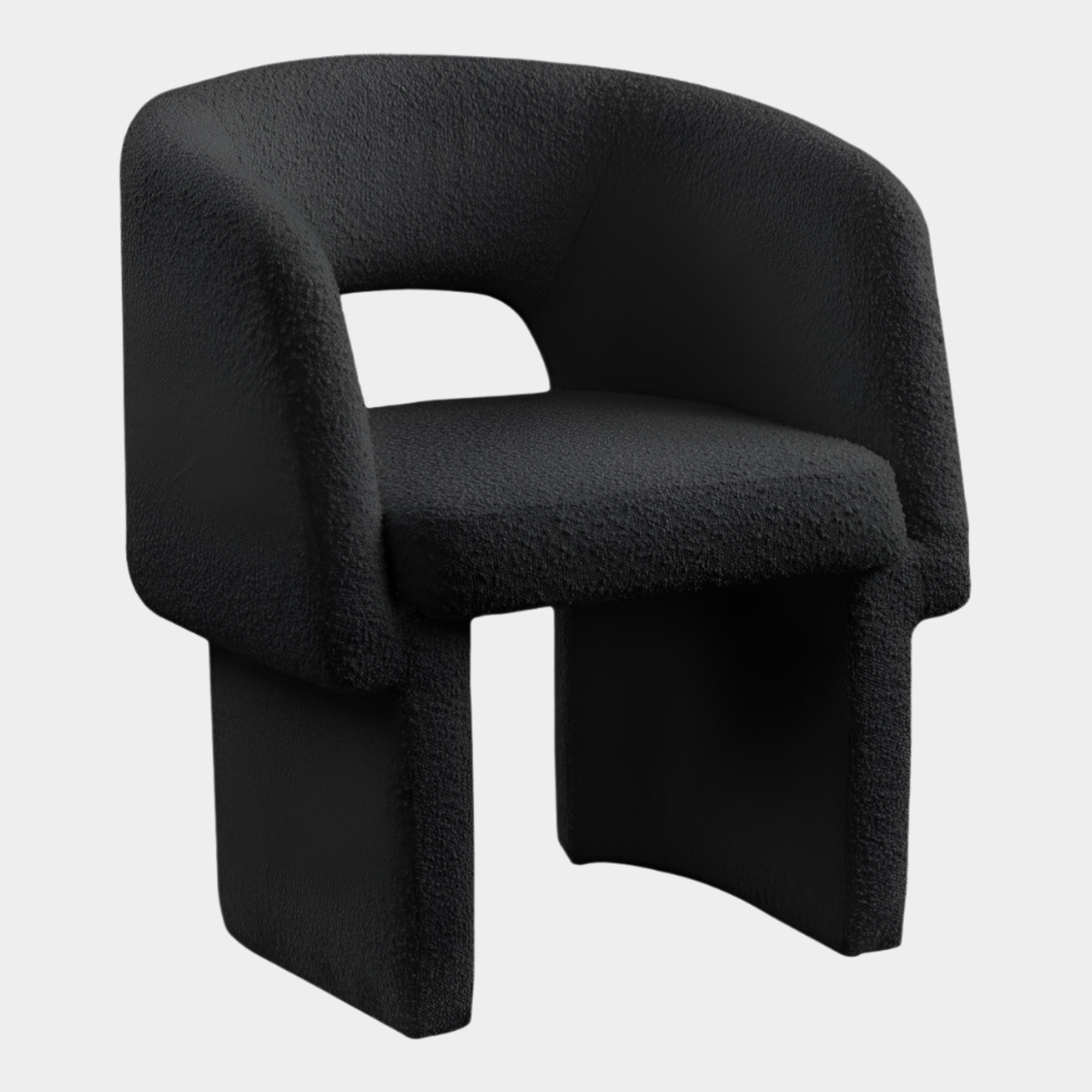 Fauteuil d'appoint rembourré en chenille Vivi 