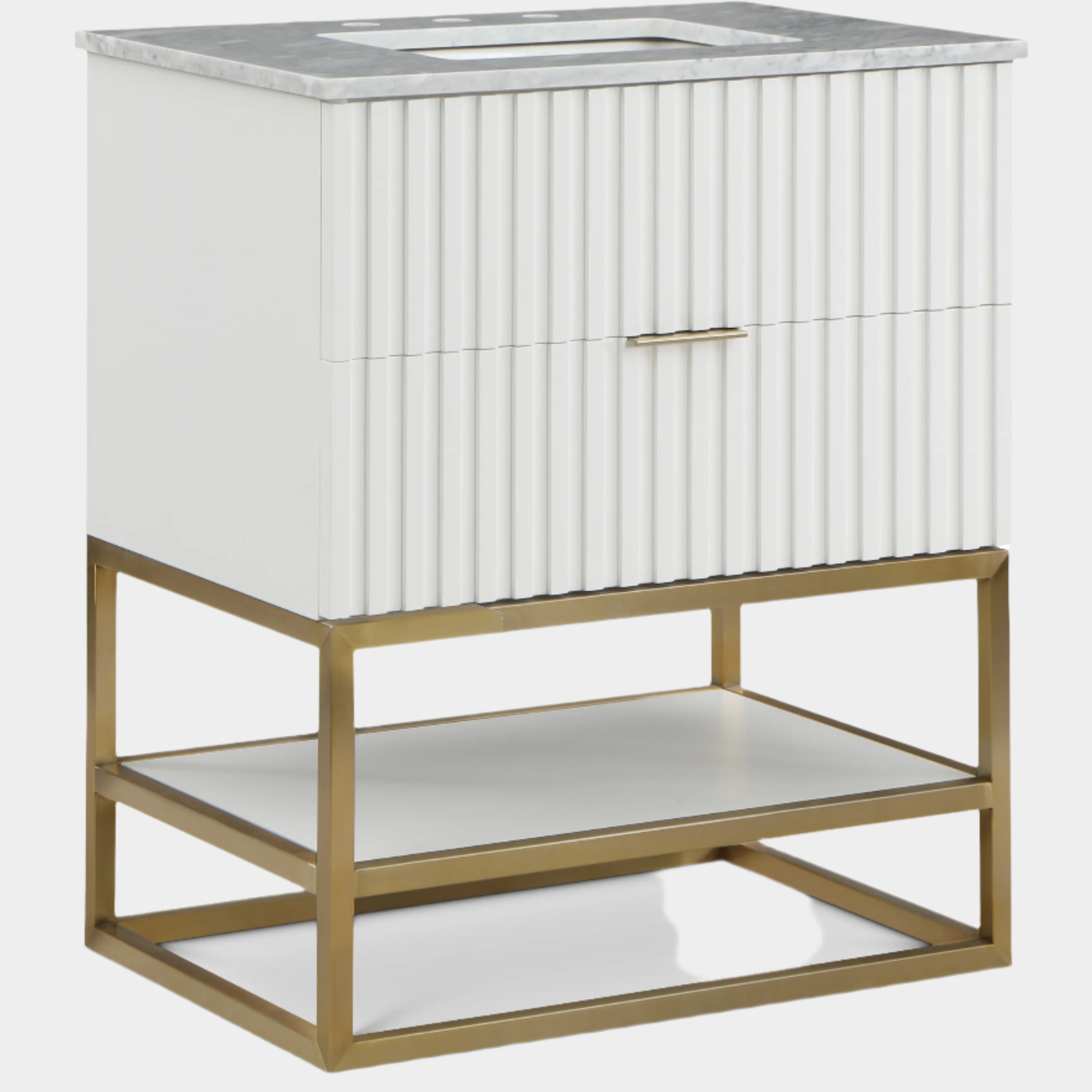 Meuble-lavabo mural pour salle de bain avec lavabo inclus