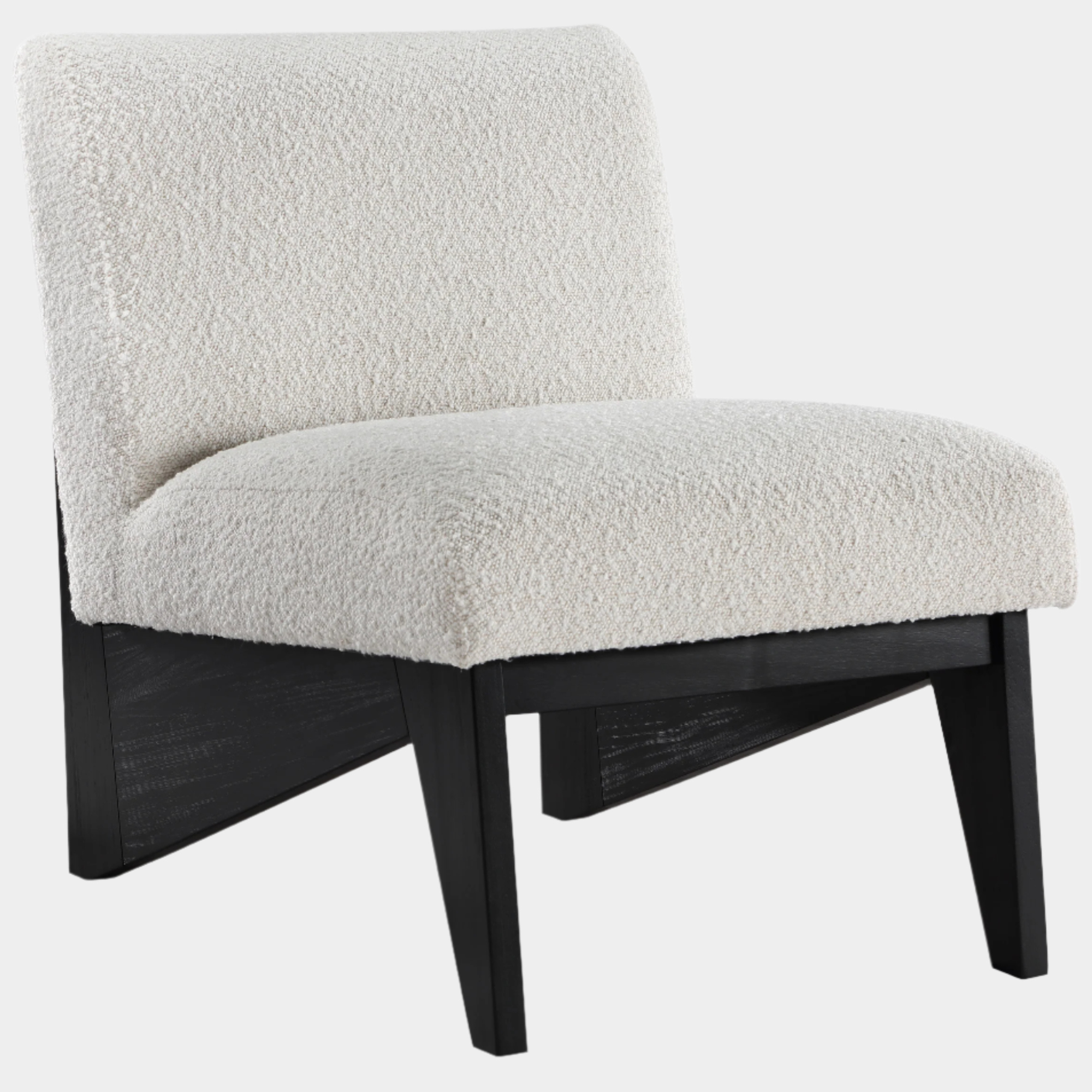 Fauteuil d'appoint rembourré en chenille Vivi 