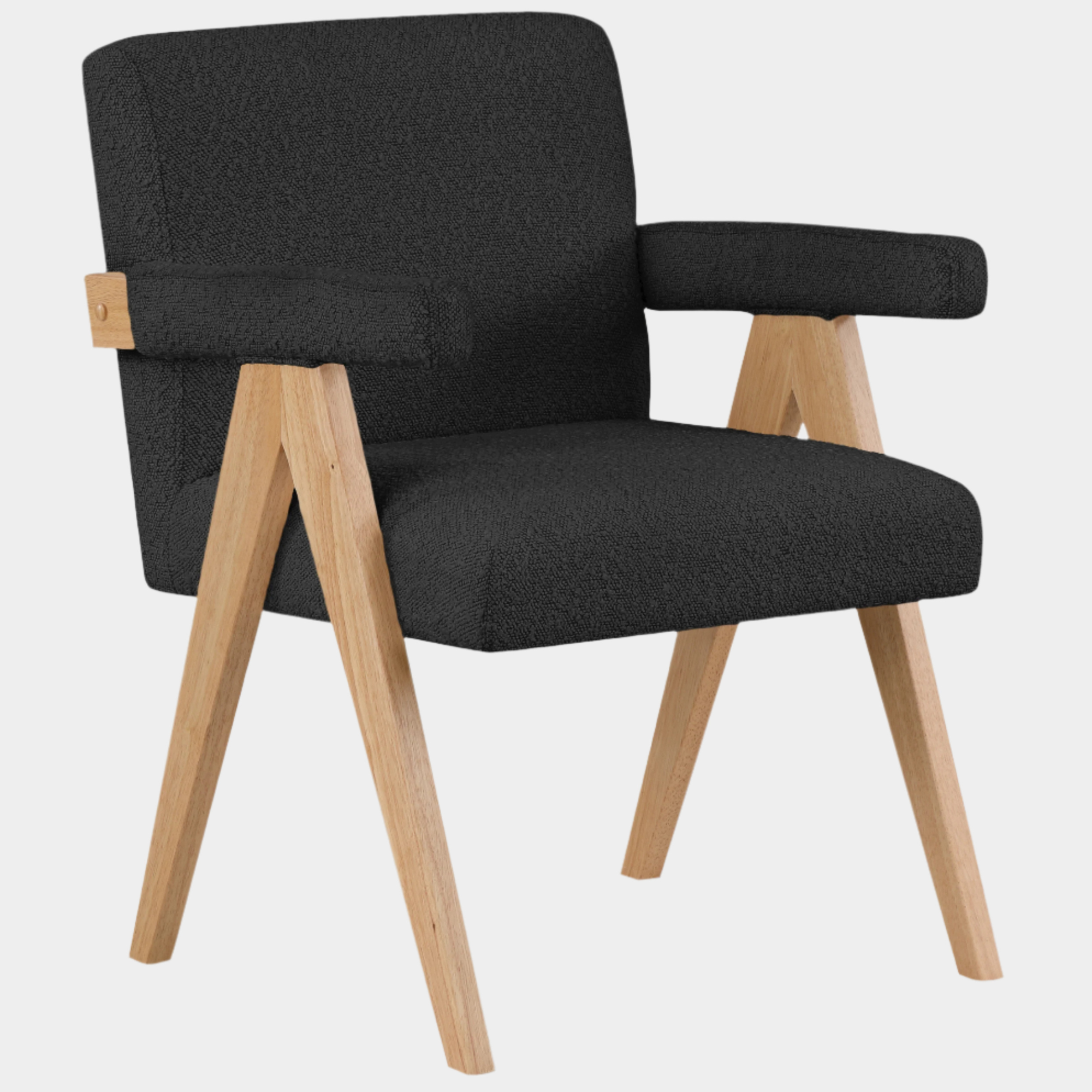 Fauteuil d'appoint rembourré en chenille Vivi 