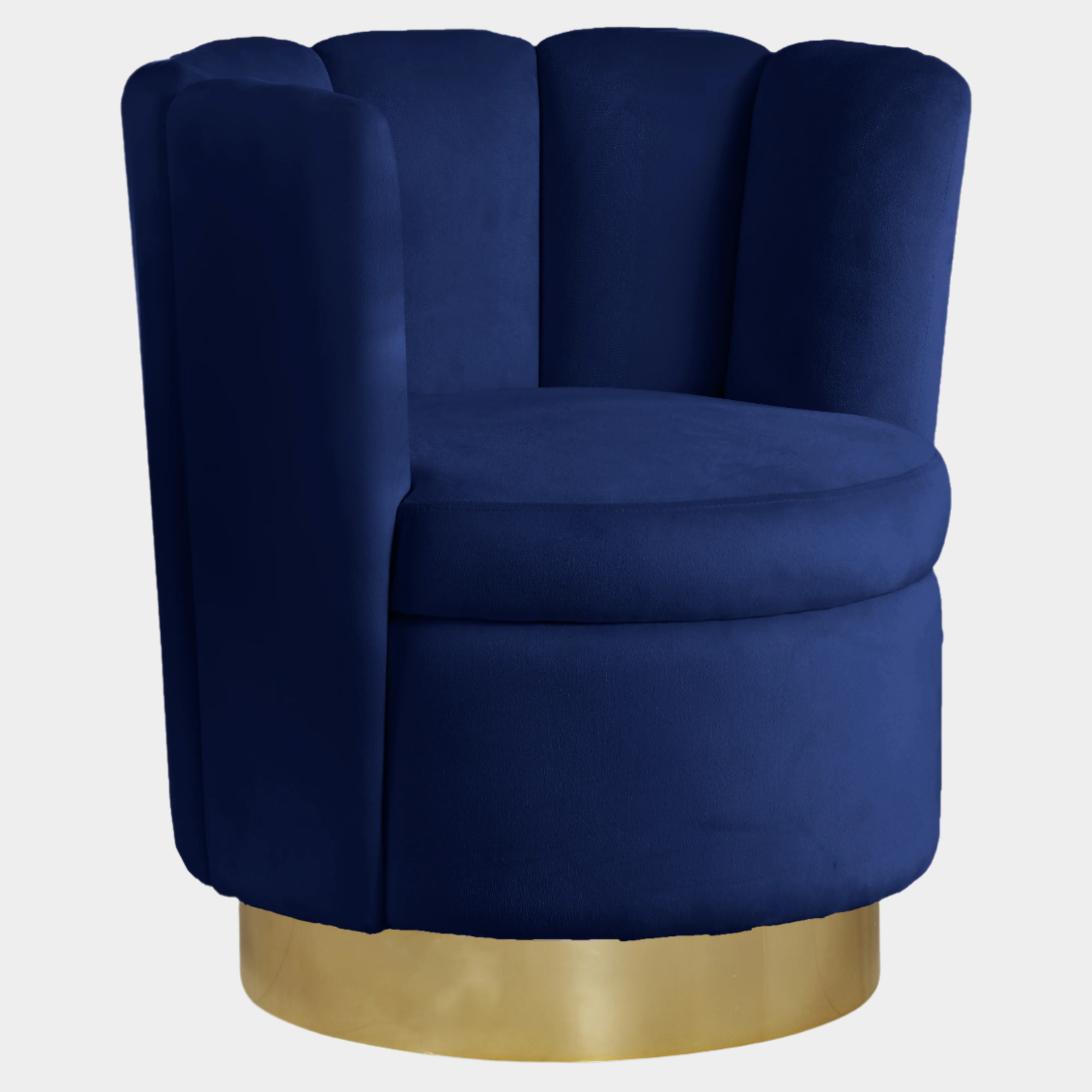 Fauteuil d'appoint rembourré en chenille Vivi 
