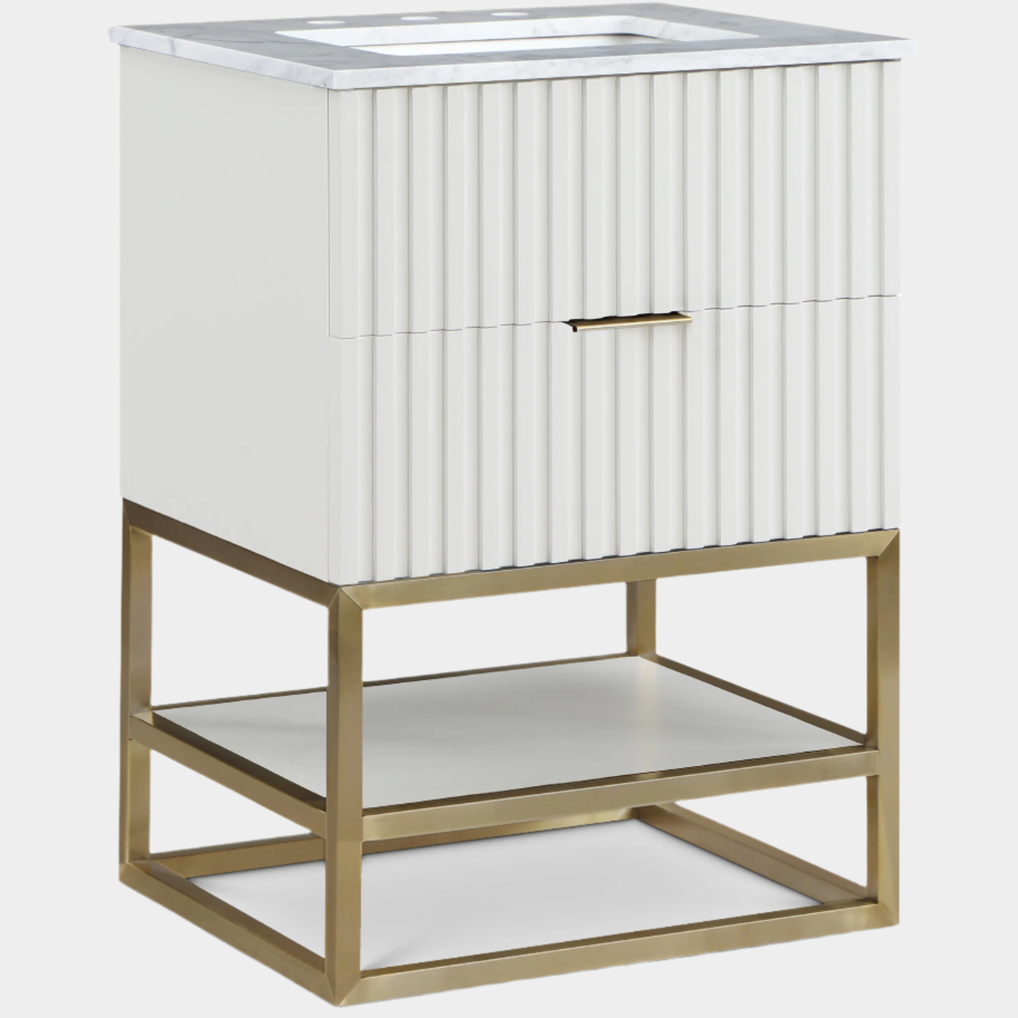 Meuble-lavabo mural pour salle de bain avec lavabo inclus