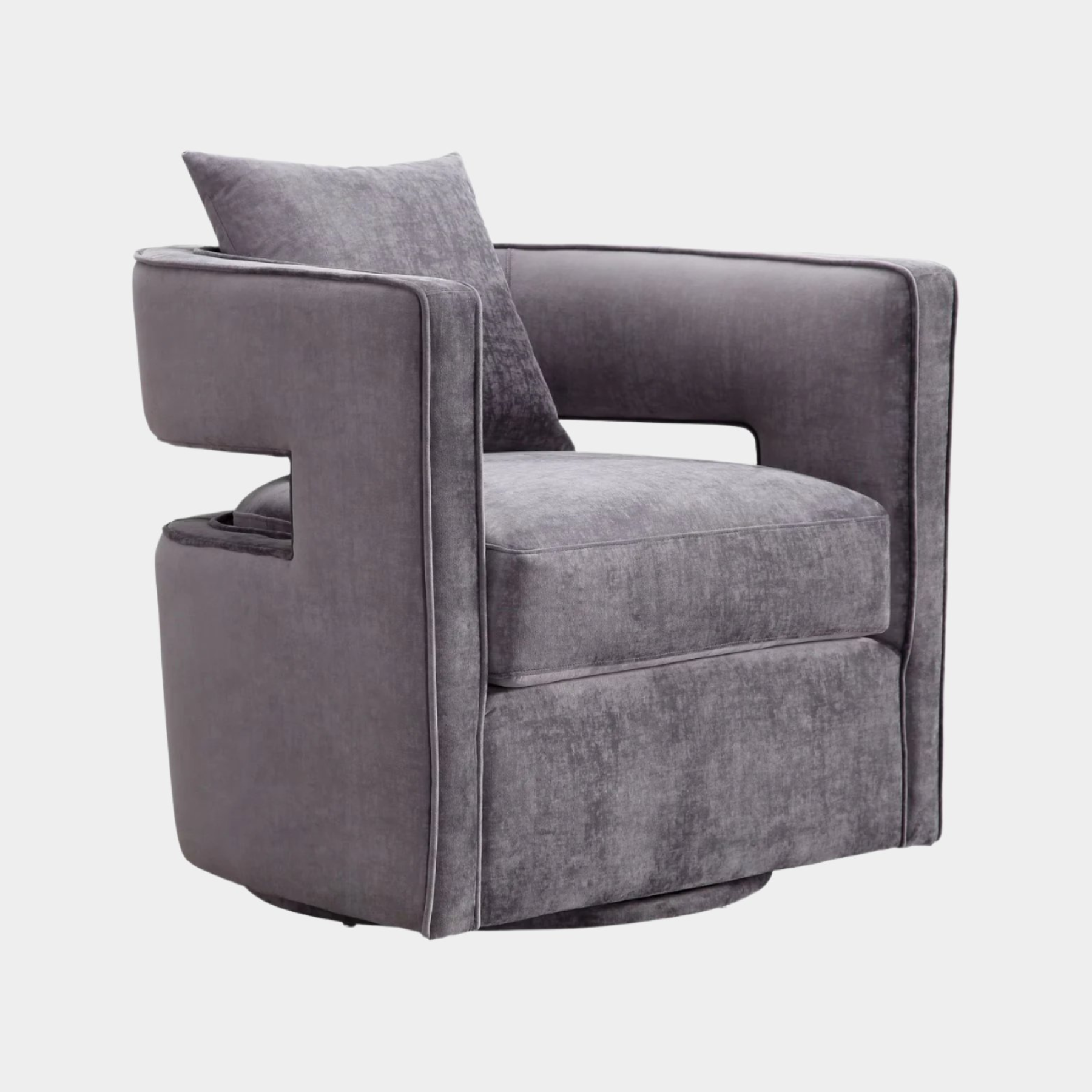 Kennedy Grey Swivel Chair