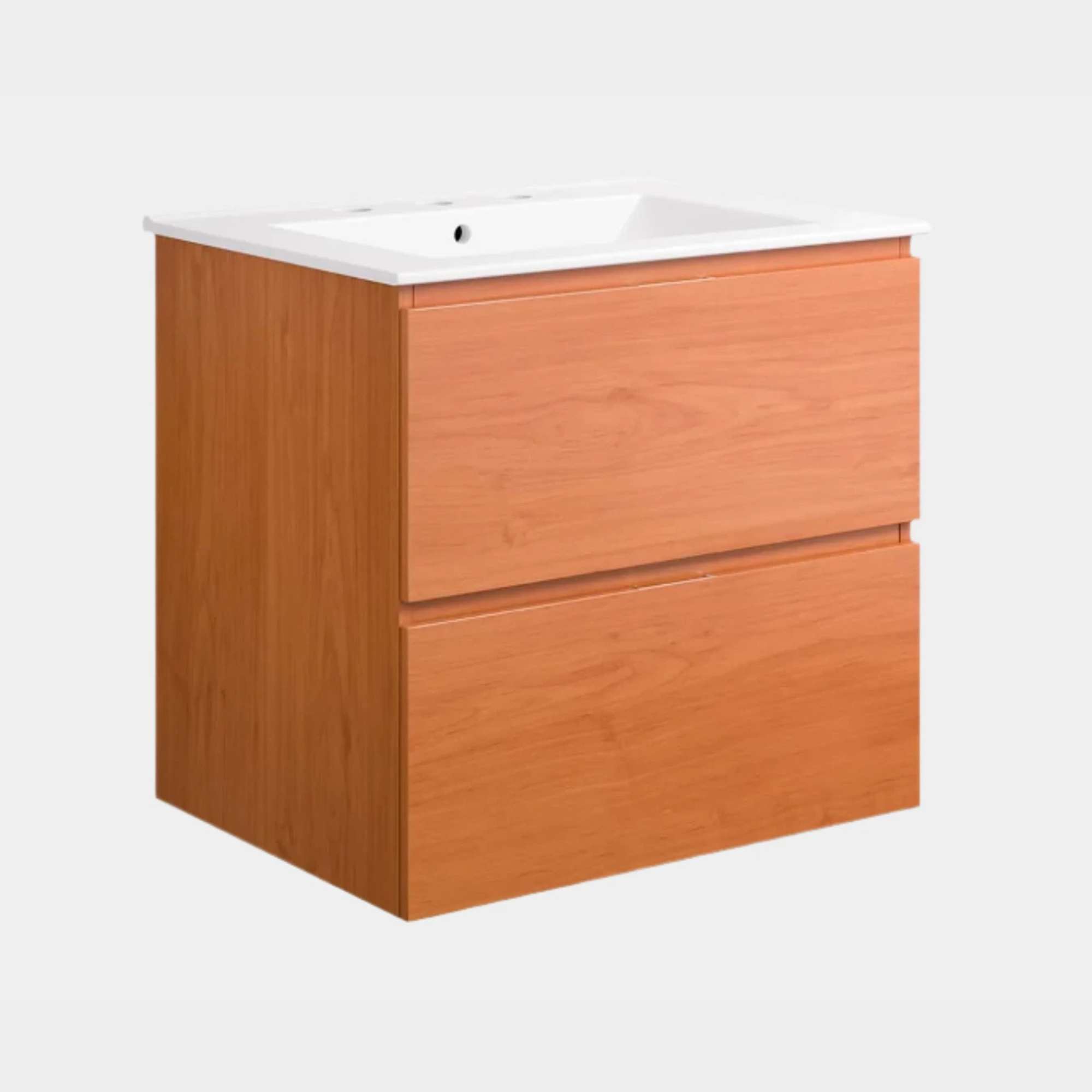 Scenic Wall-Mount Bathroom Vanity Basin Included